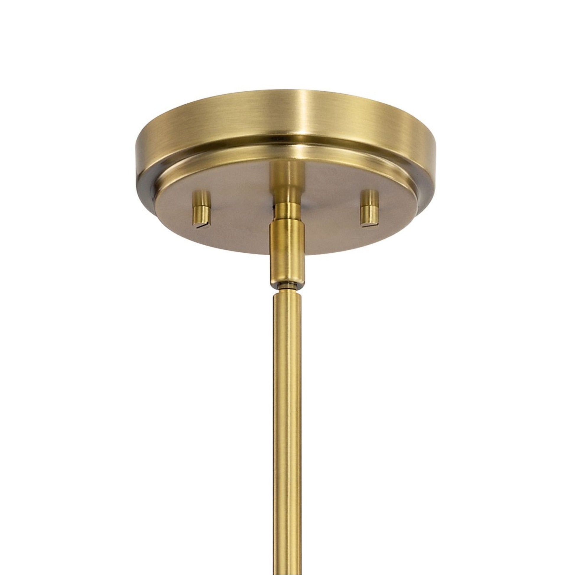Kimrose 27" 6-Light Chandelier, Brushed Natural Brass Finish - Bees Lighting