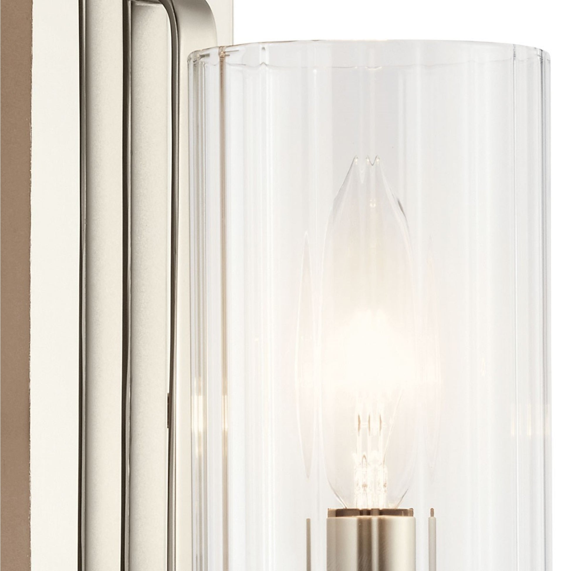 Kimrose 14" Wall Sconce, Polished Nickel Finish - Bees Lighting