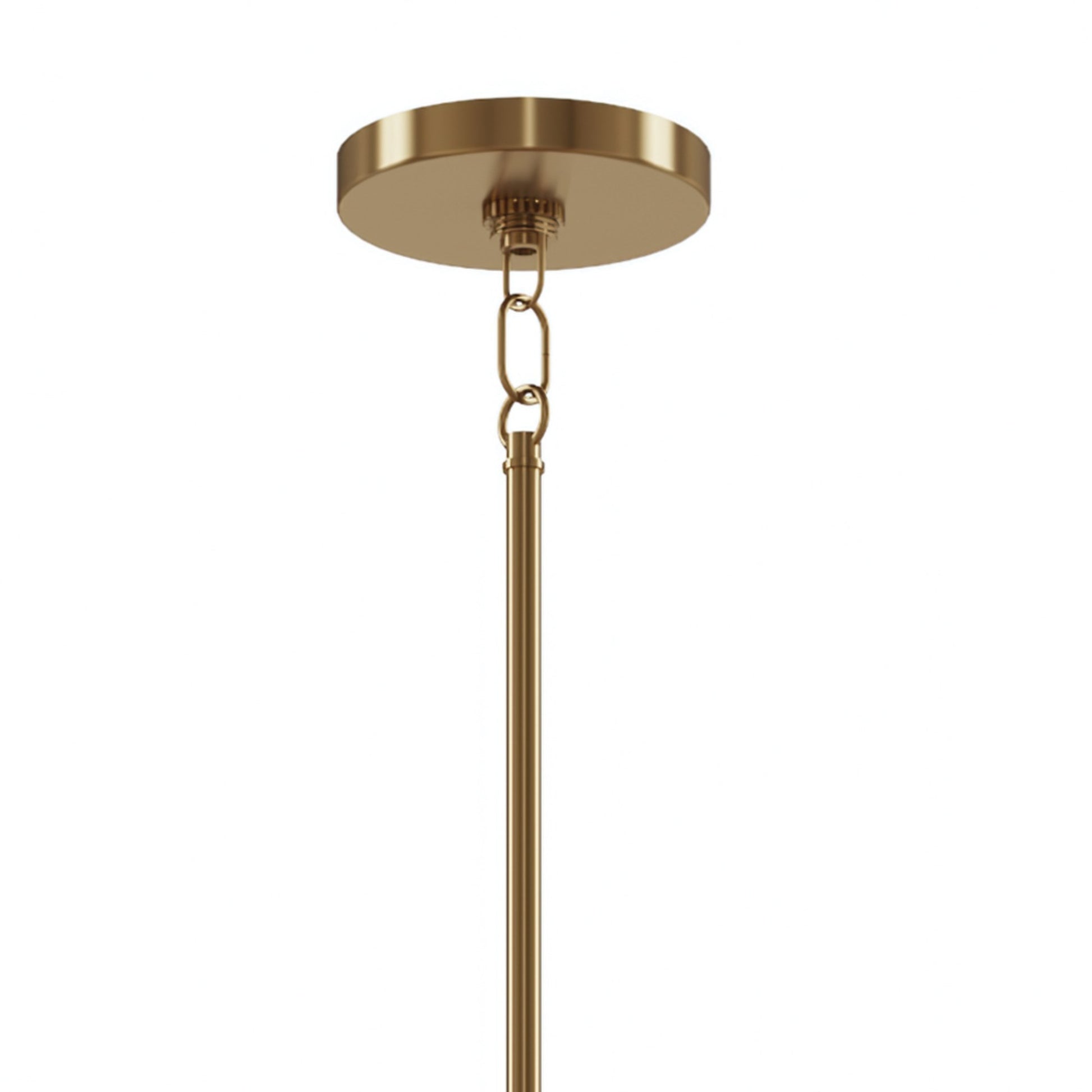 Emmala 34" 10-Light Chandelier, Brushed Natural Brass Finish - Bees Lighting
