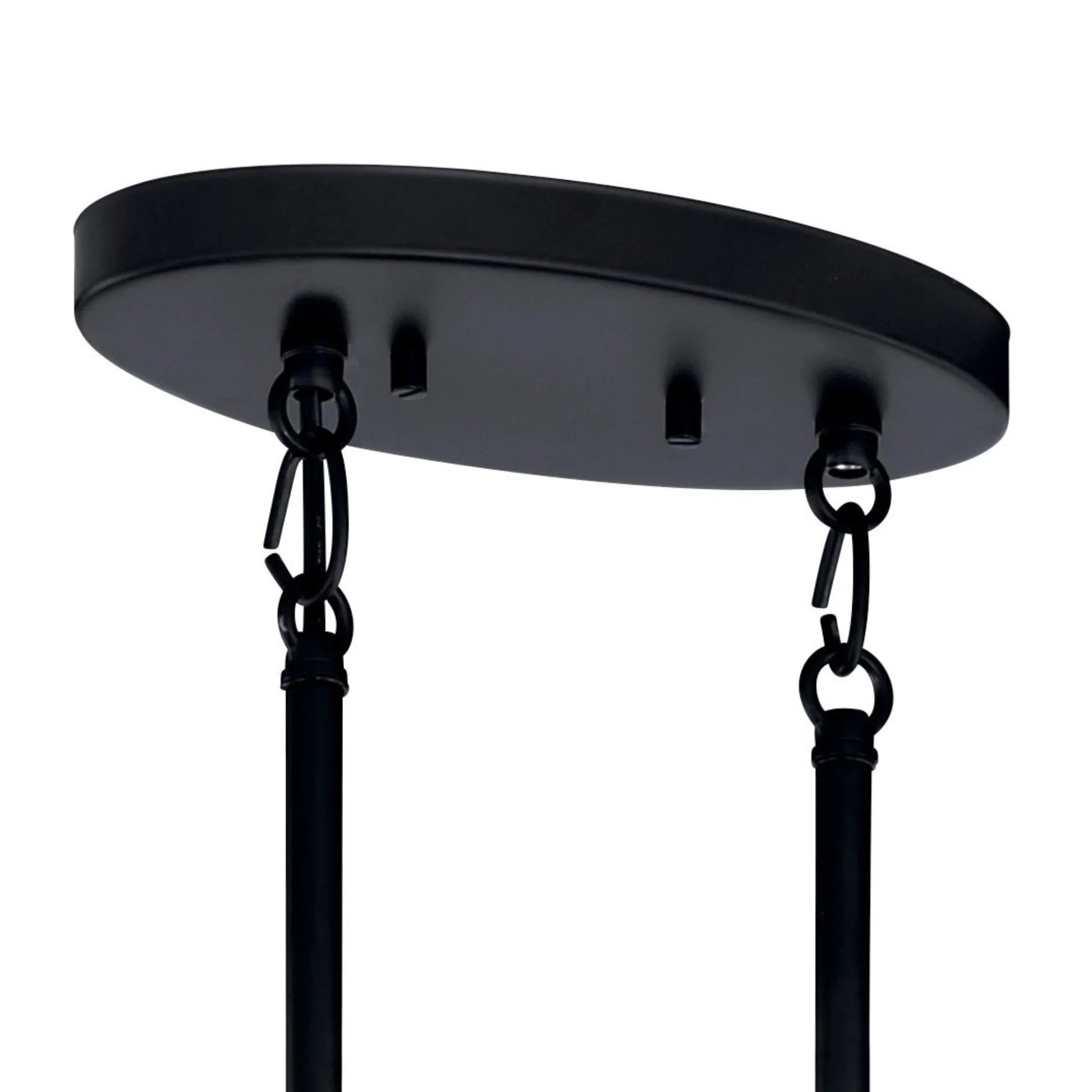Tolani 43" 8-Light Chandelier, Black Finish - Bees Lighting