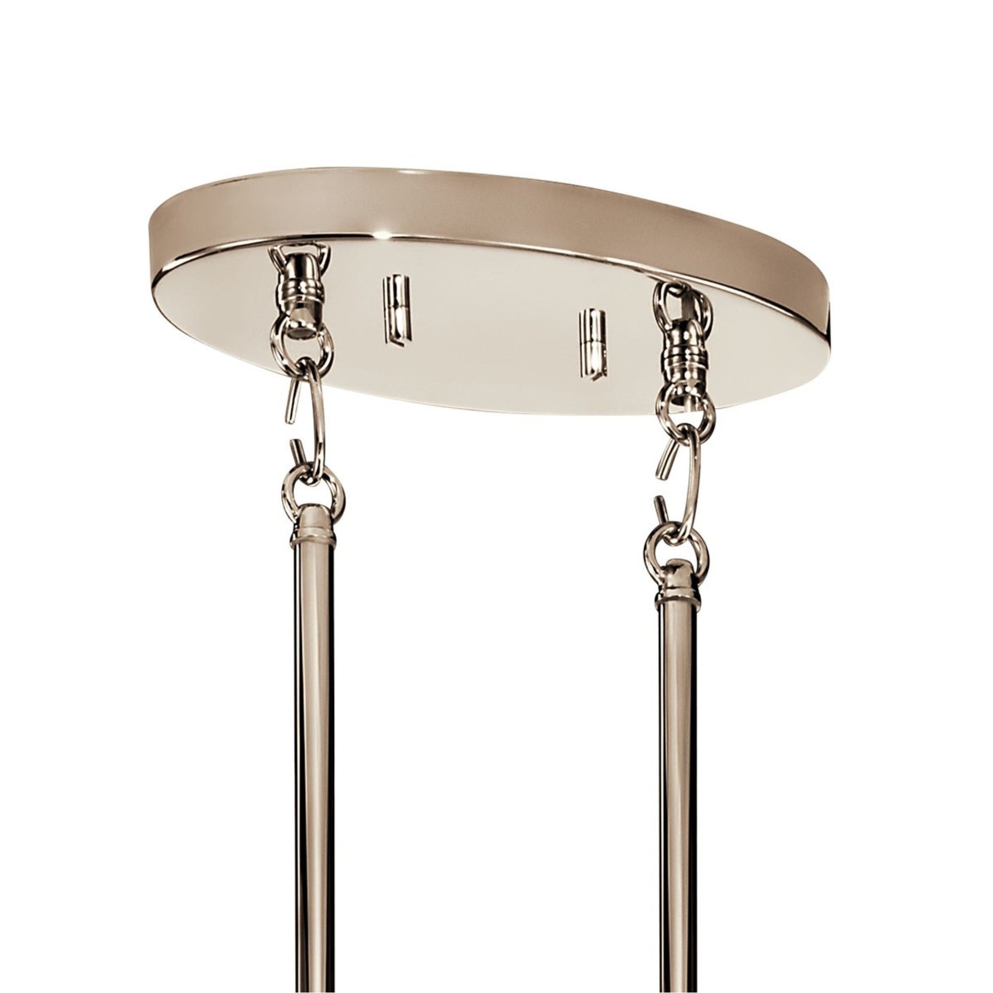 Tolani 43" 8-Light Chandelier, Polished Nickel Finish - Bees Lighting