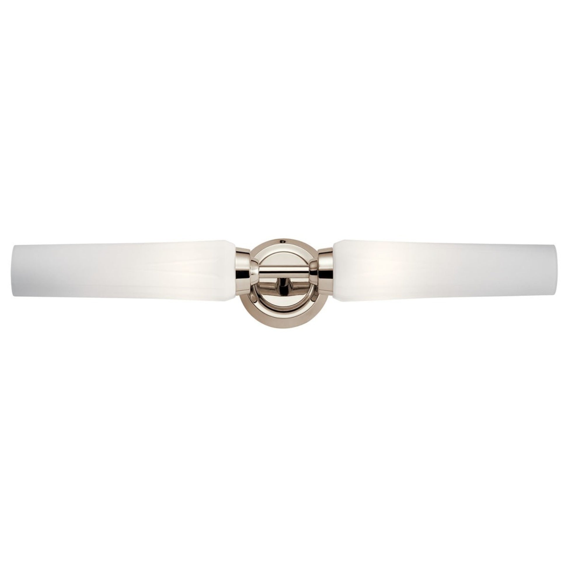 Truby 26" 2-Light Bath Vanity Light, Polished Nickel Finish - Bees Lighting