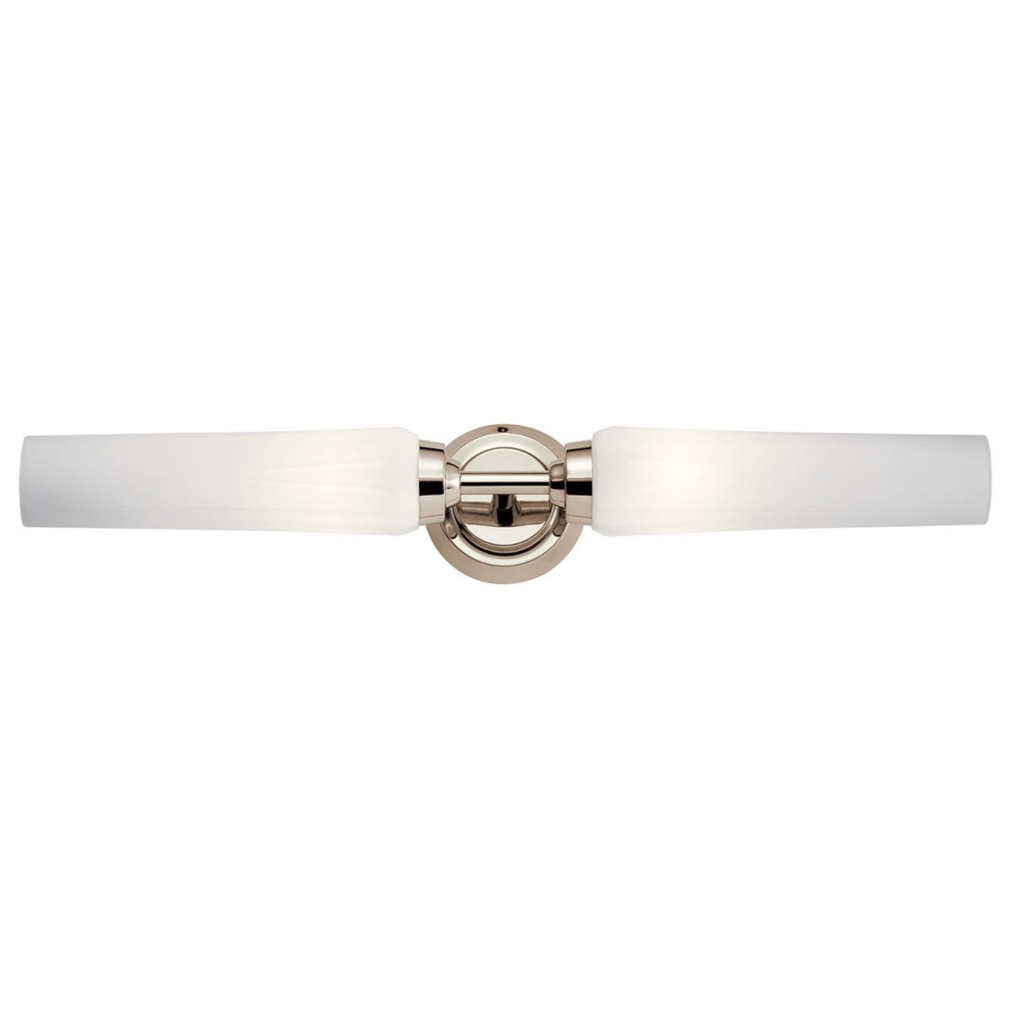 Truby 26" 2-Light Bath Vanity Light, Polished Nickel Finish - Bees Lighting
