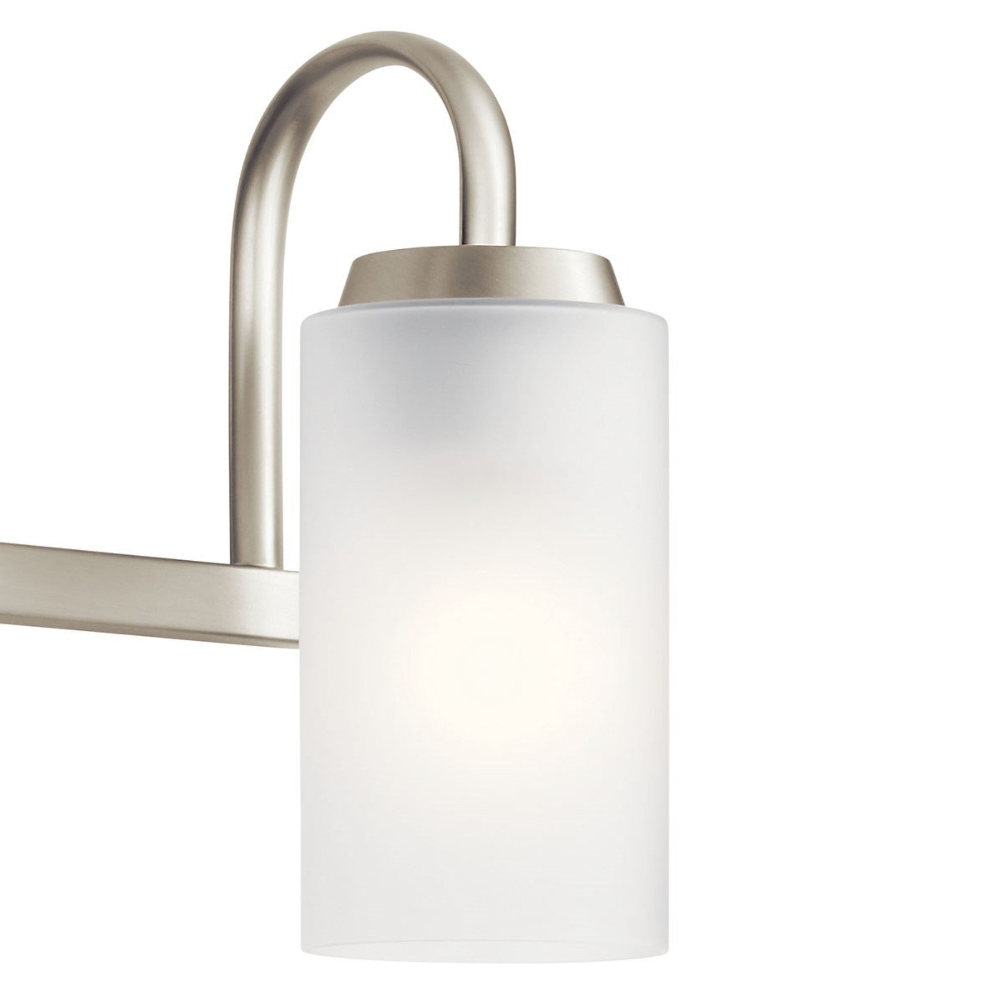 Kennewick 32" 4-Light Bath Vanity Light, Brushed Nickel Finish - Bees Lighting