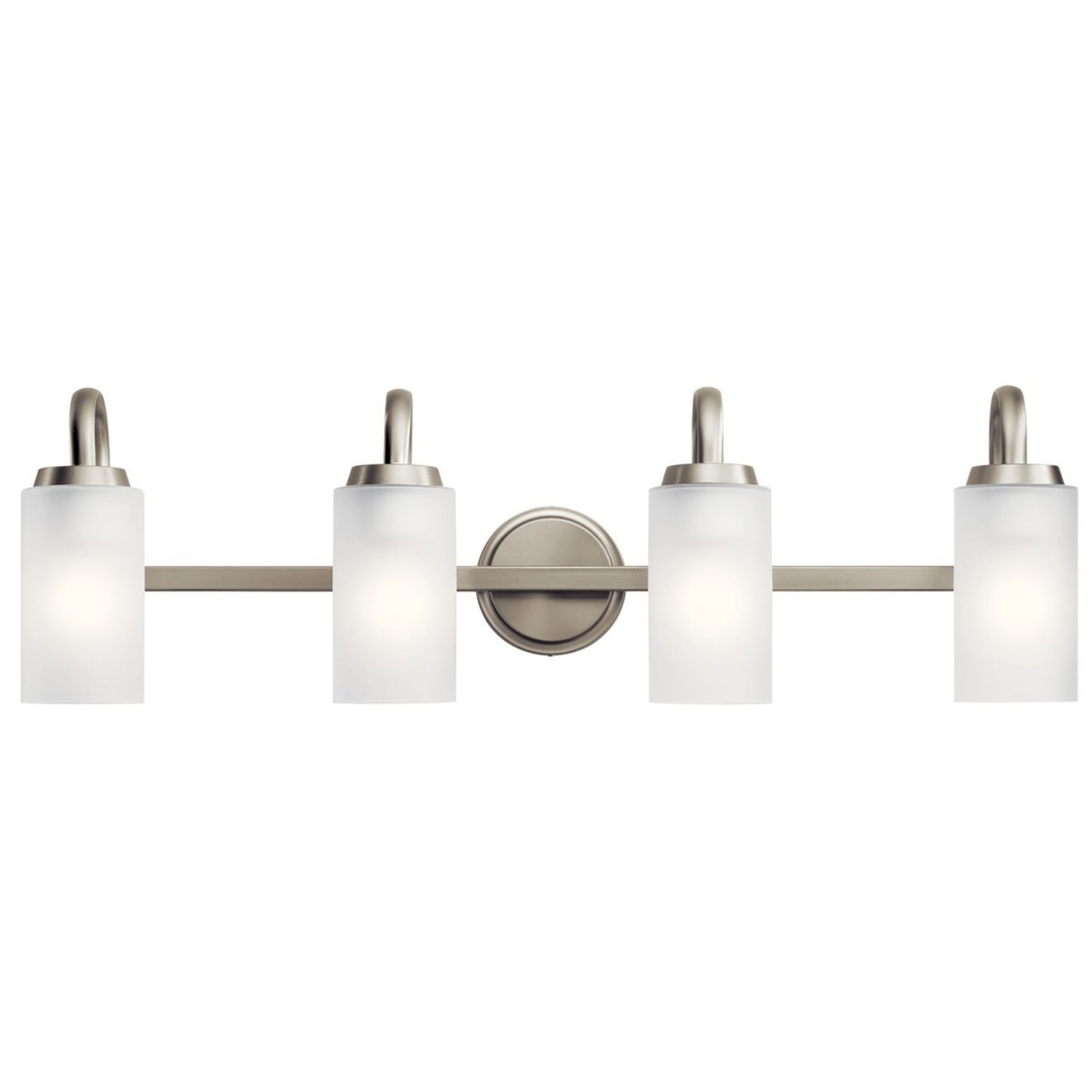 Kennewick 32" 4-Light Bath Vanity Light, Brushed Nickel Finish - Bees Lighting