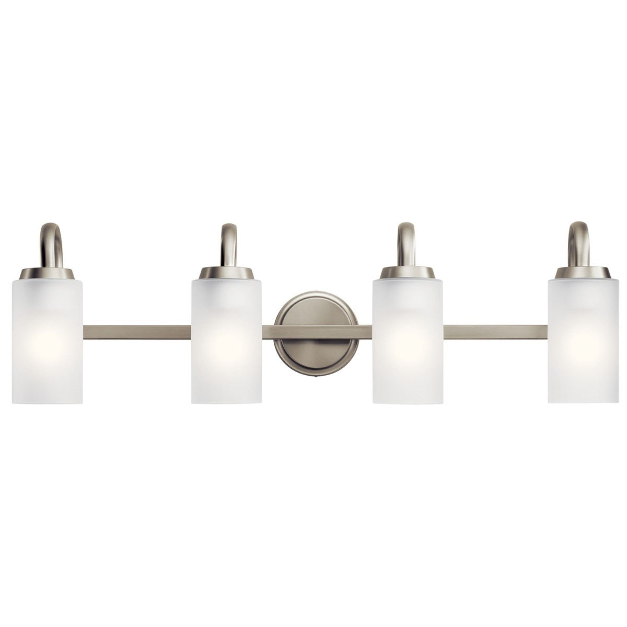 Kennewick 32" 4-Light Bath Vanity Light, Brushed Nickel Finish - Bees Lighting
