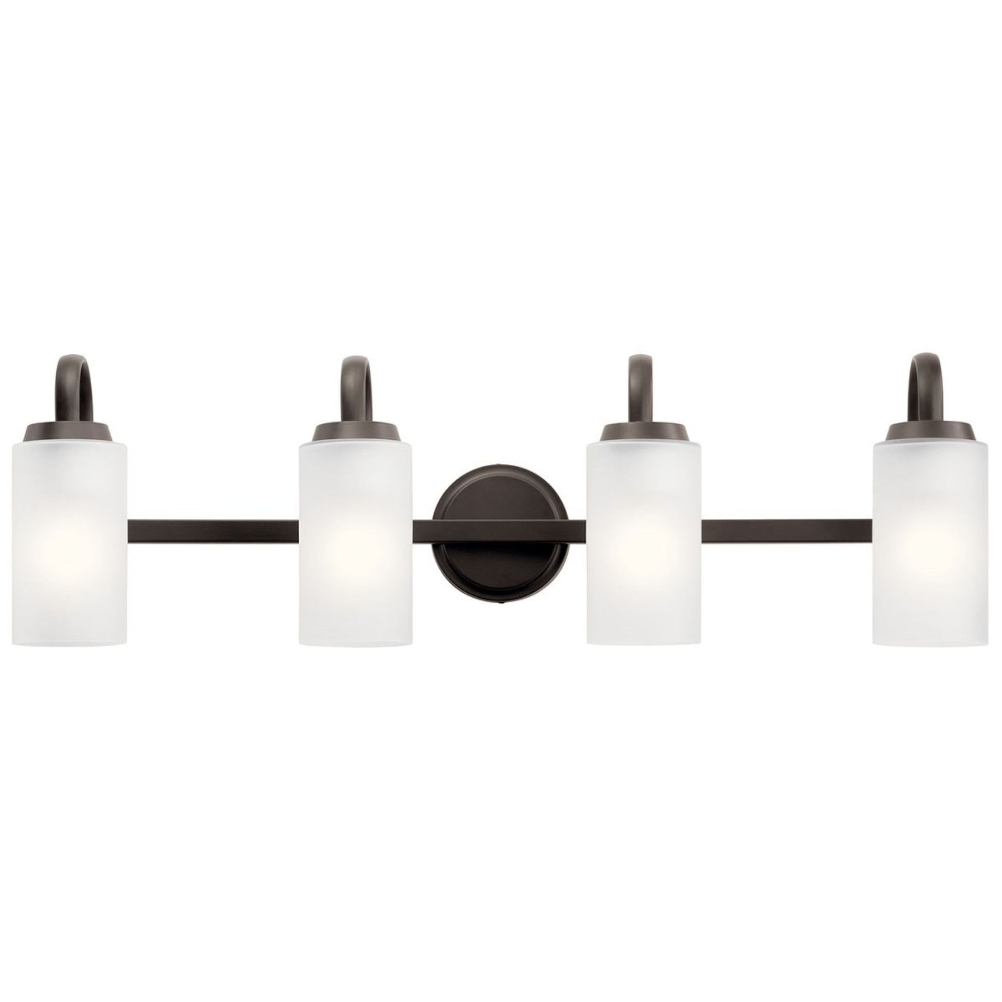 Kennewick 32" 4-Light Bath Vanity Light, Olde Bronze Finish - Bees Lighting