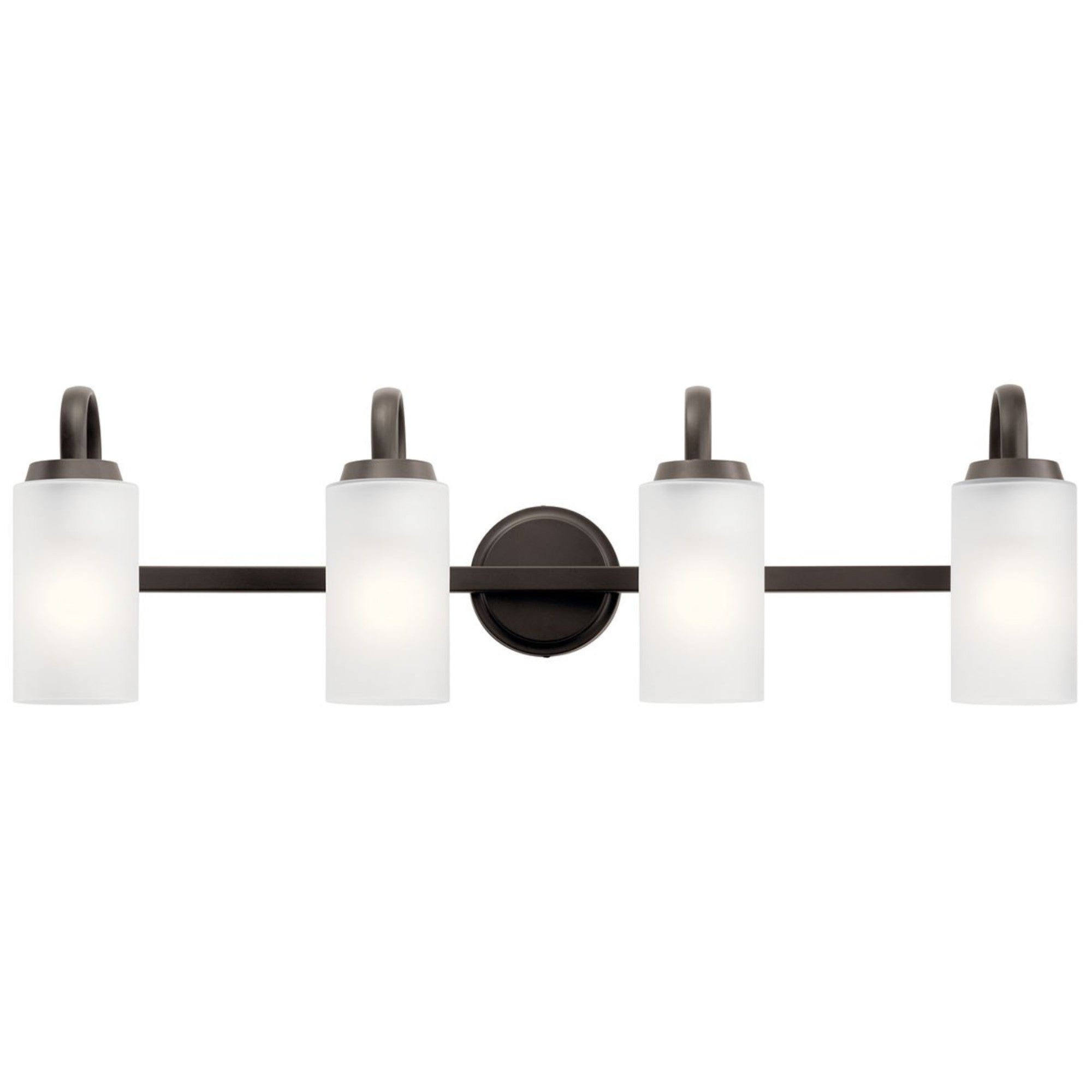 Kennewick 32" 4-Light Bath Vanity Light, Olde Bronze Finish - Bees Lighting