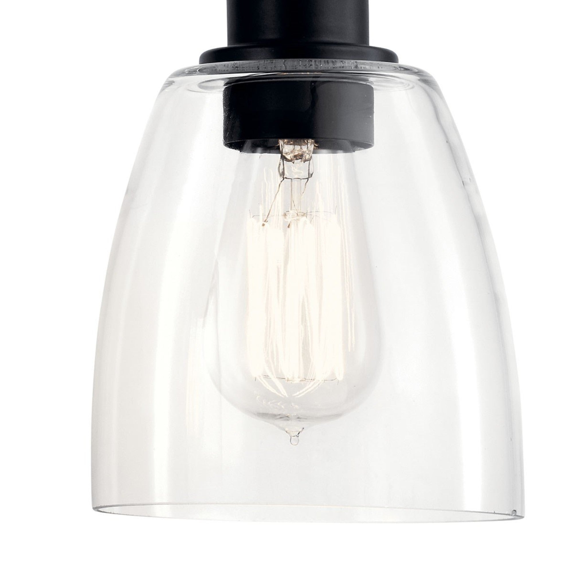 Meller 15" 2-Light Bath Vanity Light, Black Finish - Bees Lighting