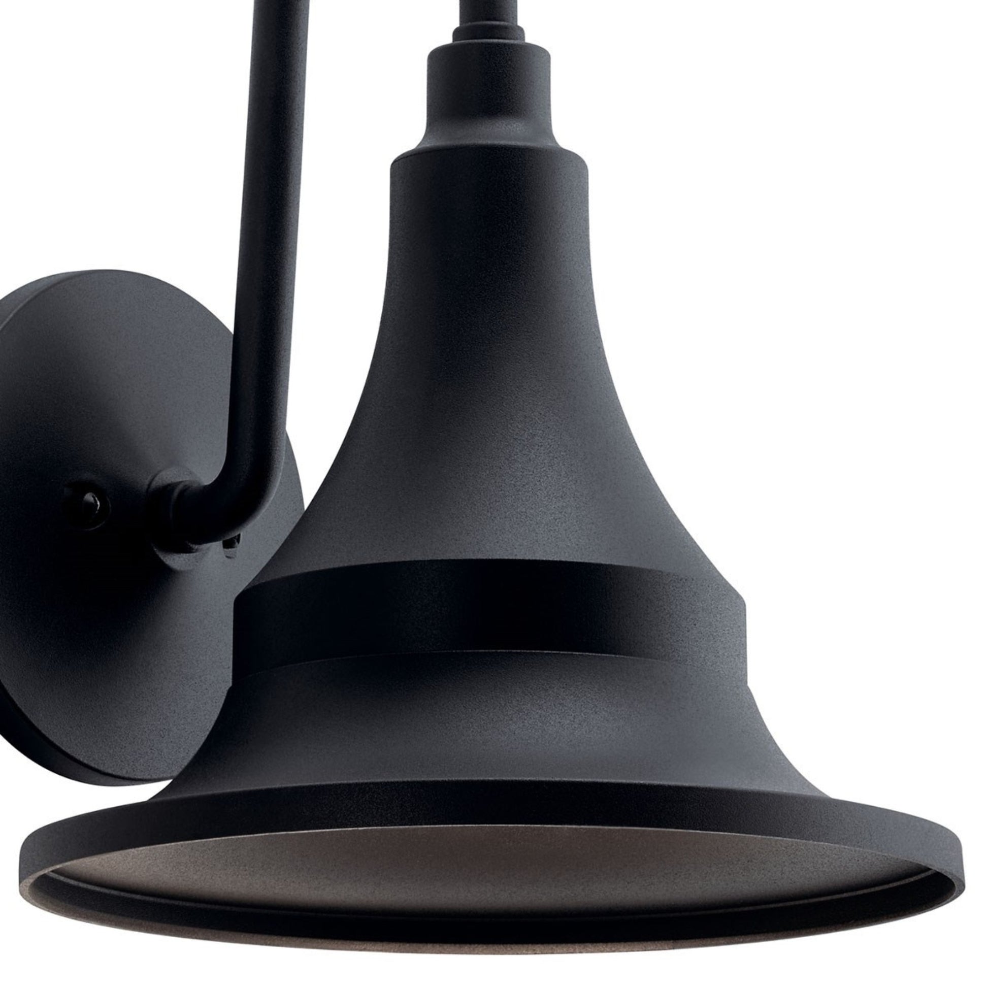 Hampshire 15" Outdoor Wall Light, Textured Black Finish - Bees Lighting
