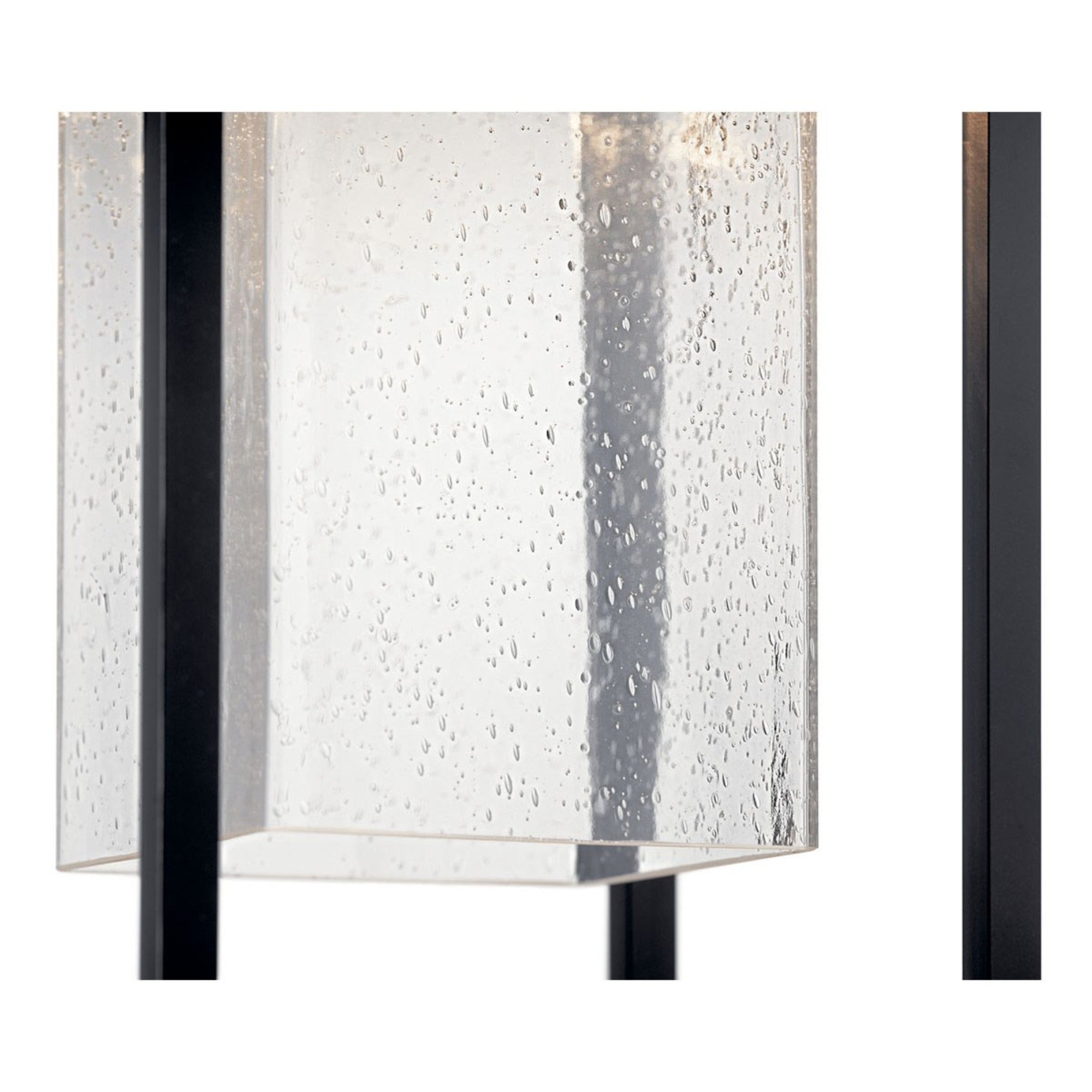 Mercer 21" Outdoor Pendant, Black with Silver Highlights Finish - Bees Lighting