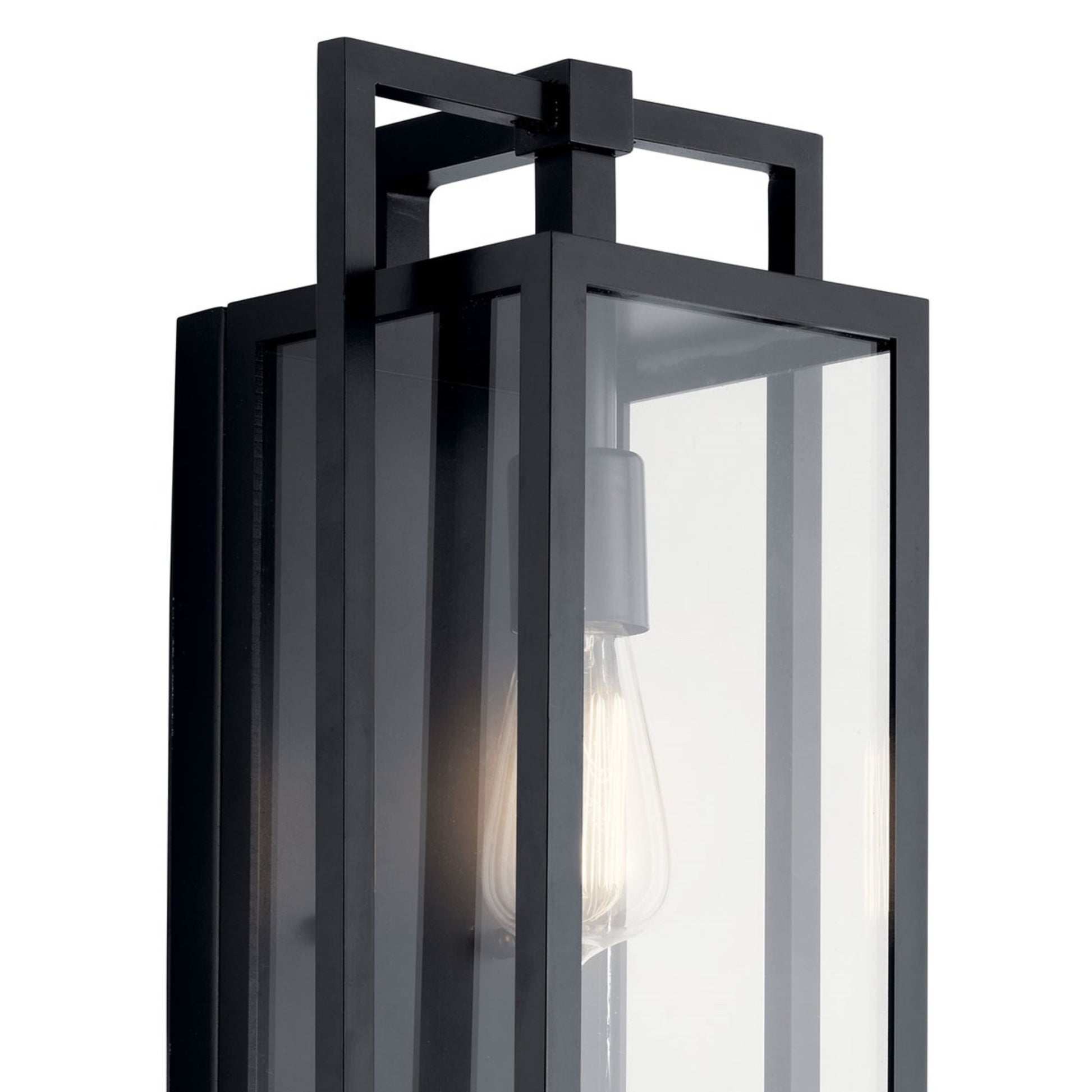 Goson 20" Outdoor Wall Light, Black Finish - Bees Lighting