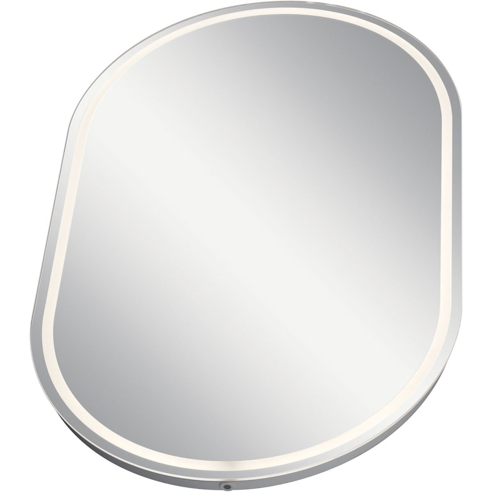 Menillo 39" LED Vanity Mirror, White Finish - Bees Lighting