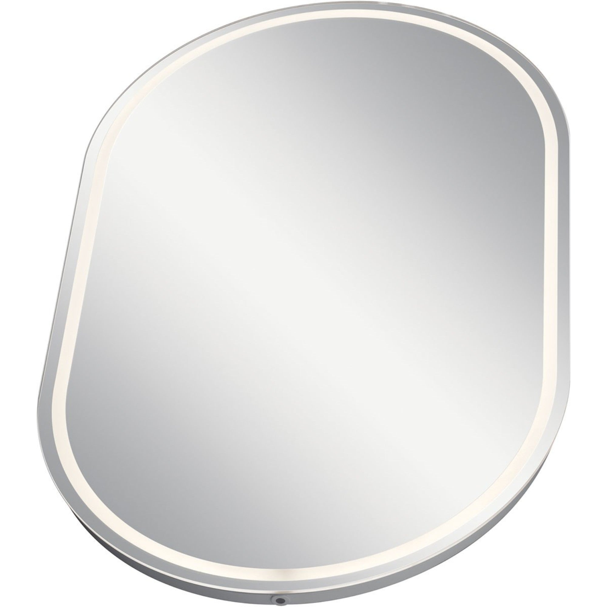 Menillo 39" LED Vanity Mirror, White Finish - Bees Lighting