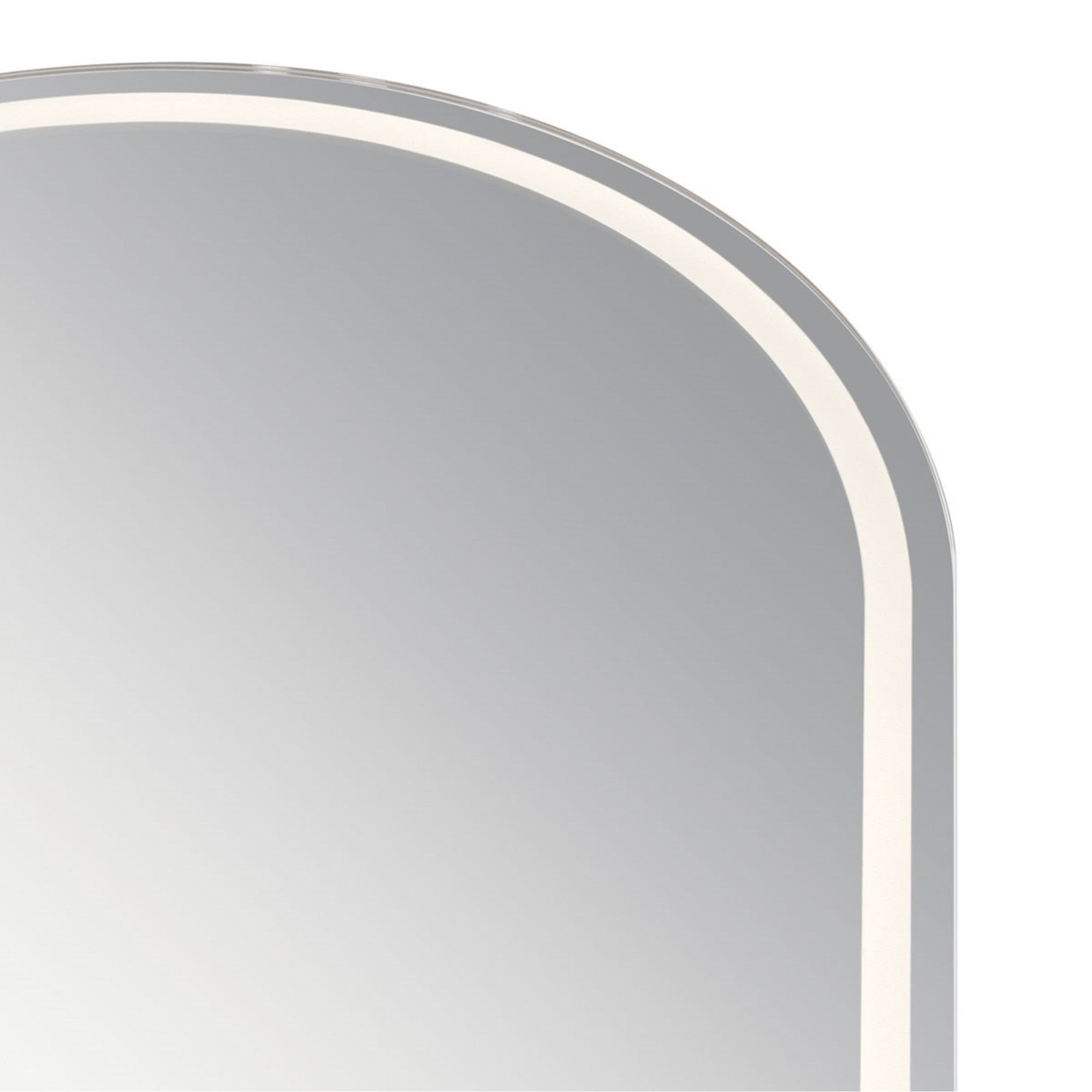 Menillo 39" LED Vanity Mirror, White Finish - Bees Lighting