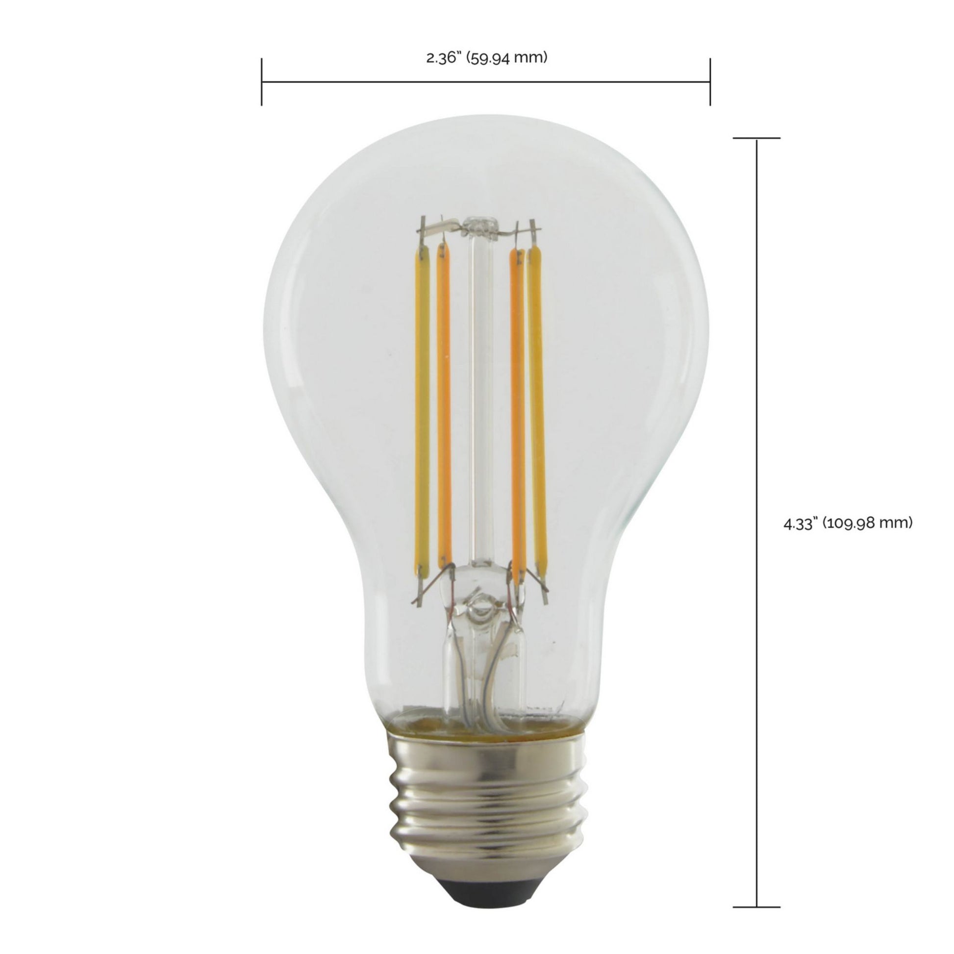 Starfish A19 Wi-Fi Smart LED Filament Bulb, 5W, 450 Lumens, Tunable White, T20 Compliant - Bees Lighting