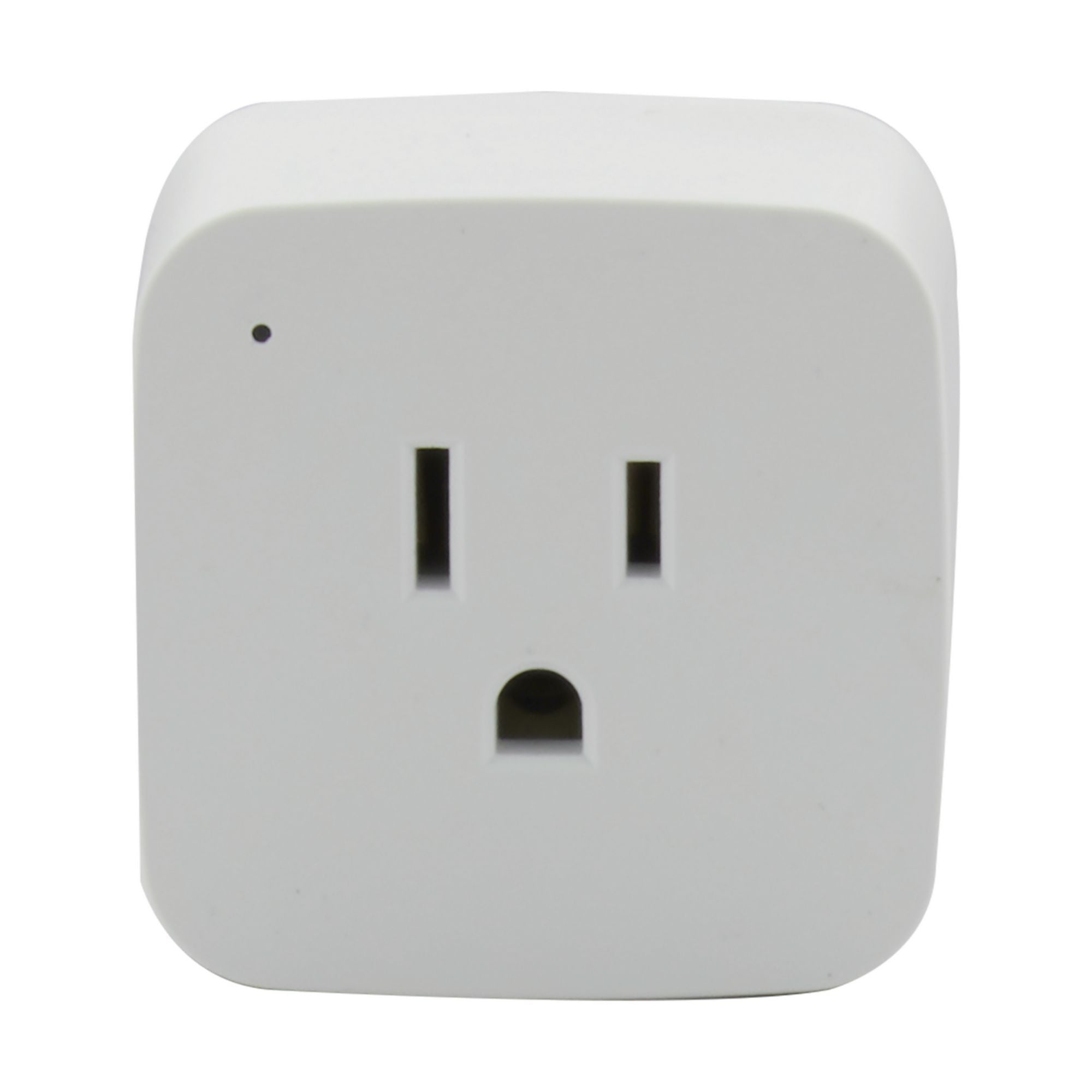 Starfish 10-Amp Wi-Fi Smart Plug Mini Square Outlet (Pack-2) White - Bees Lighting