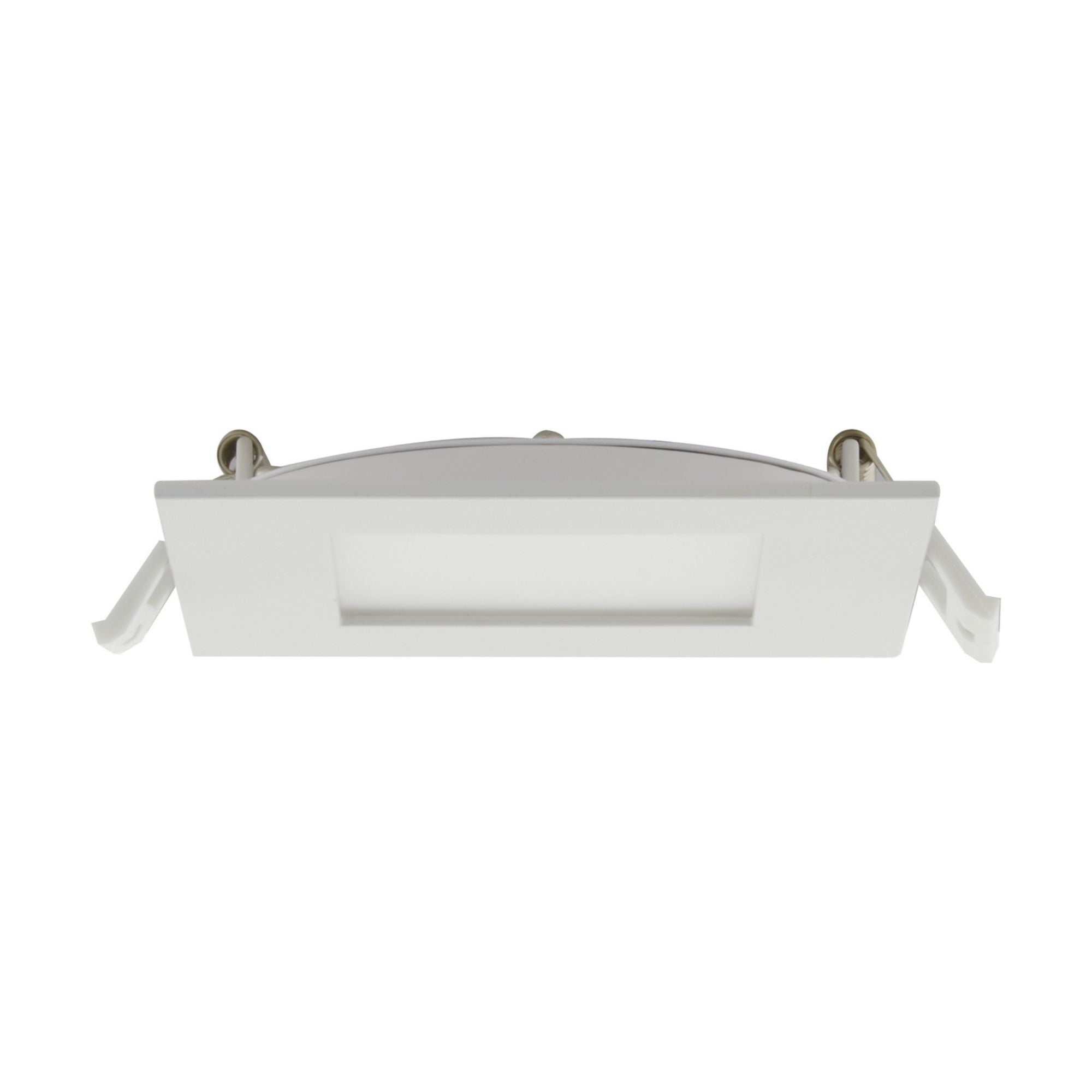 Edge-Lit 4" Square Canless LED Recessed Light, 10W, 600 Lm, 5-CCT - Bees Lighting