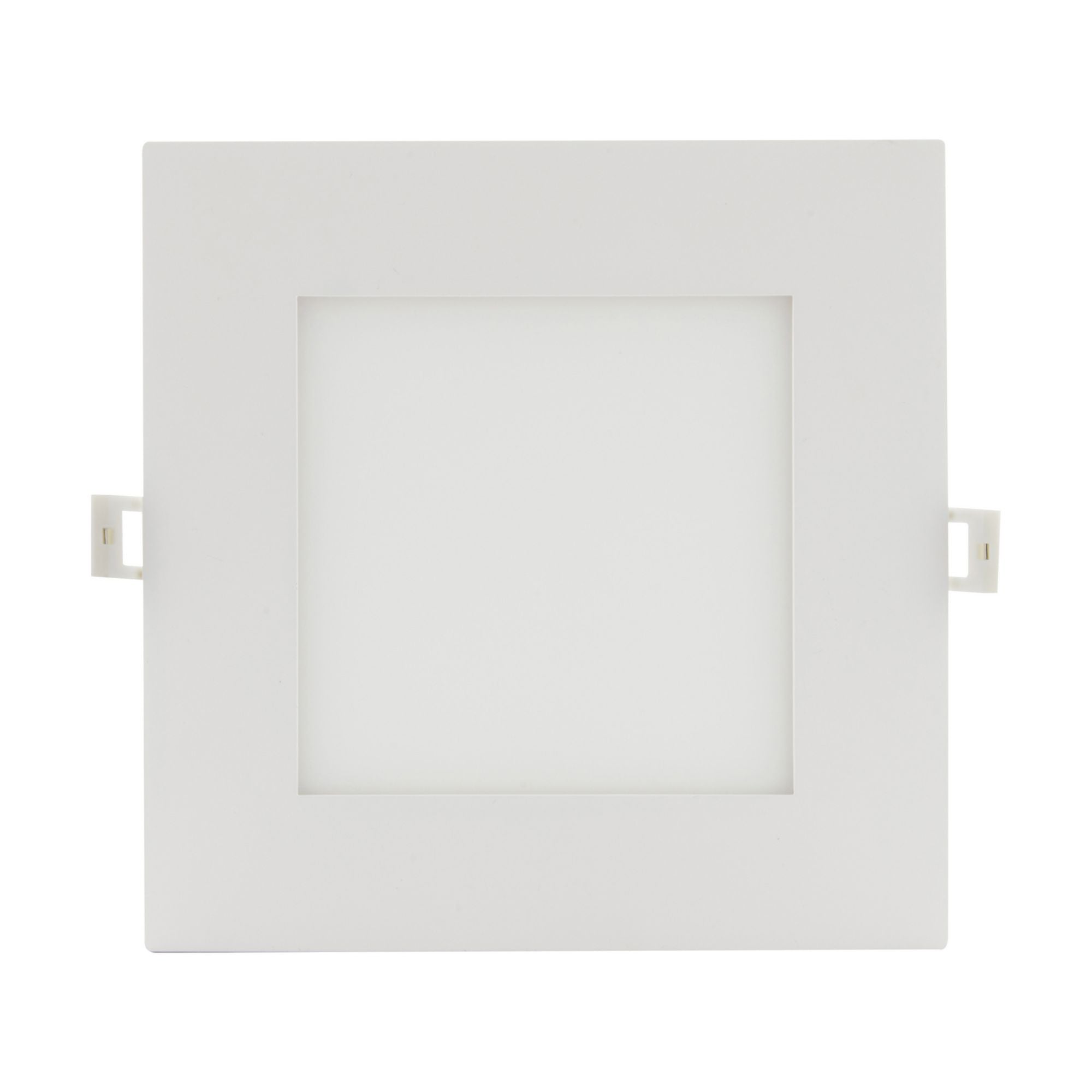 Edge-Lit 8" Square Canless LED Recessed Light, 24W, 1650 Lm, 5-CCT - Bees Lighting