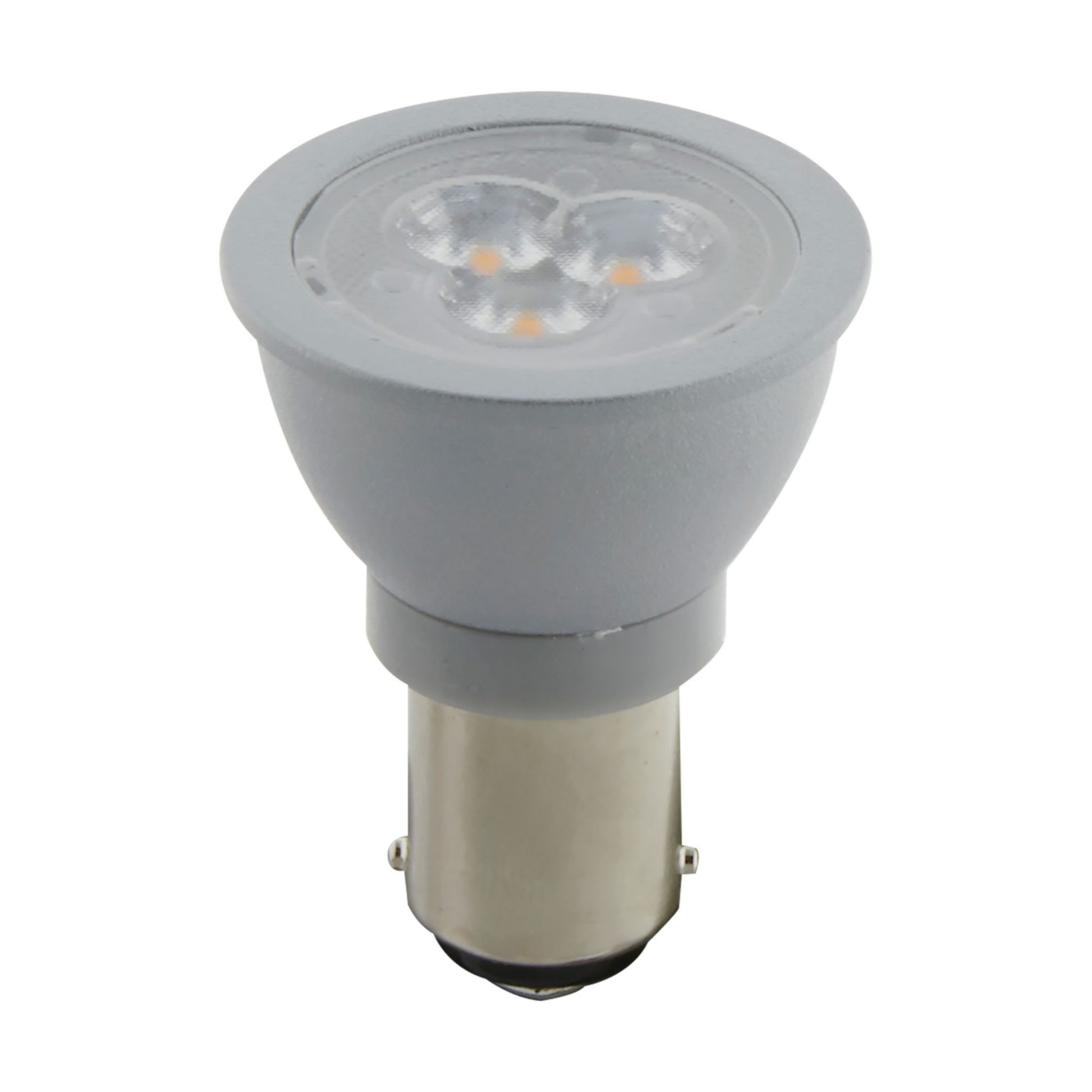 ALR12 LED Reflector Bulb, 3 Watts, 220 Lumens, 3000K, BA15d Double Bayonet Base, 31° Flood - Bees Lighting