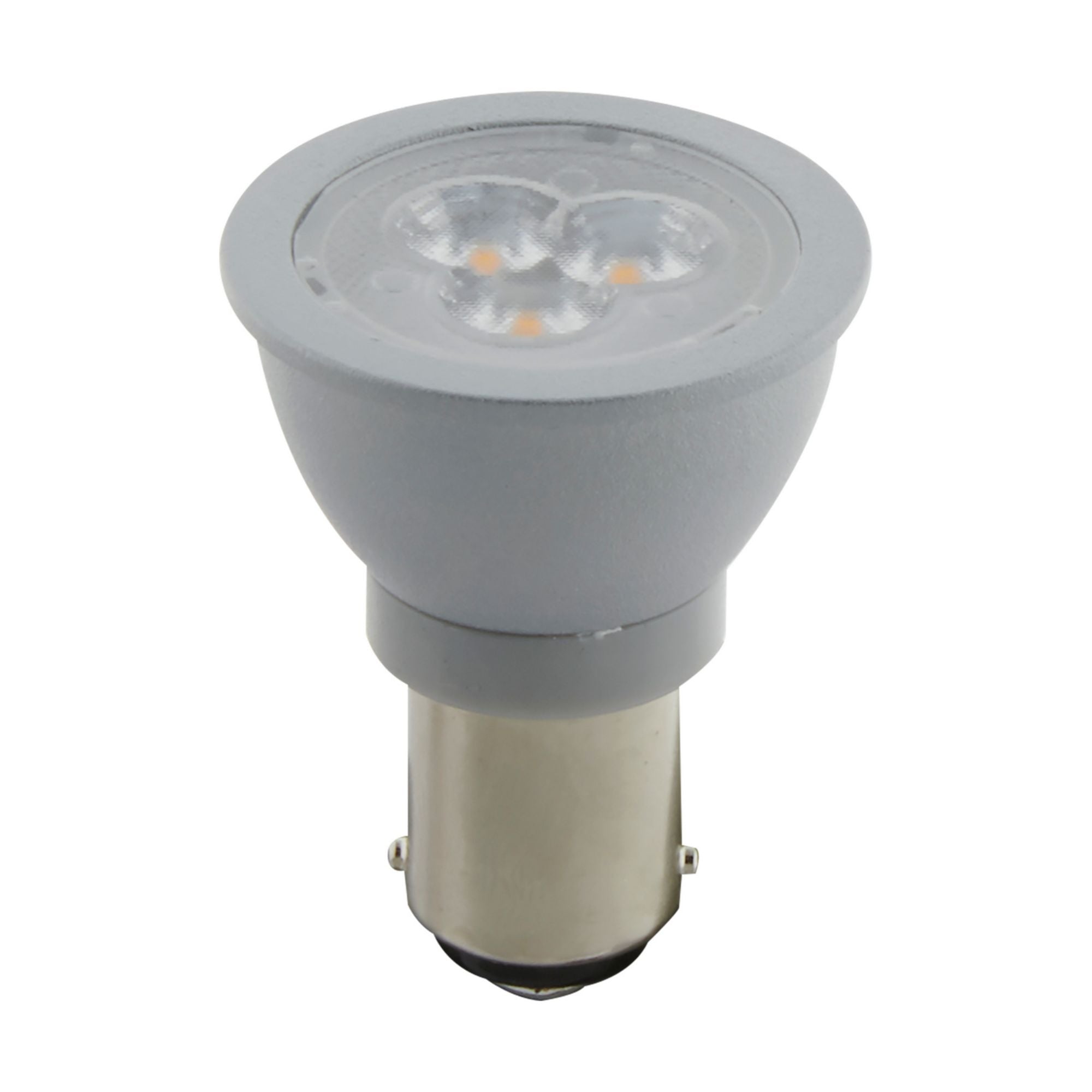 ALR12 LED Reflector Bulb, 3 Watts, 220 Lumens, 3000K, BA15d Double Bayonet Base, 31° Flood