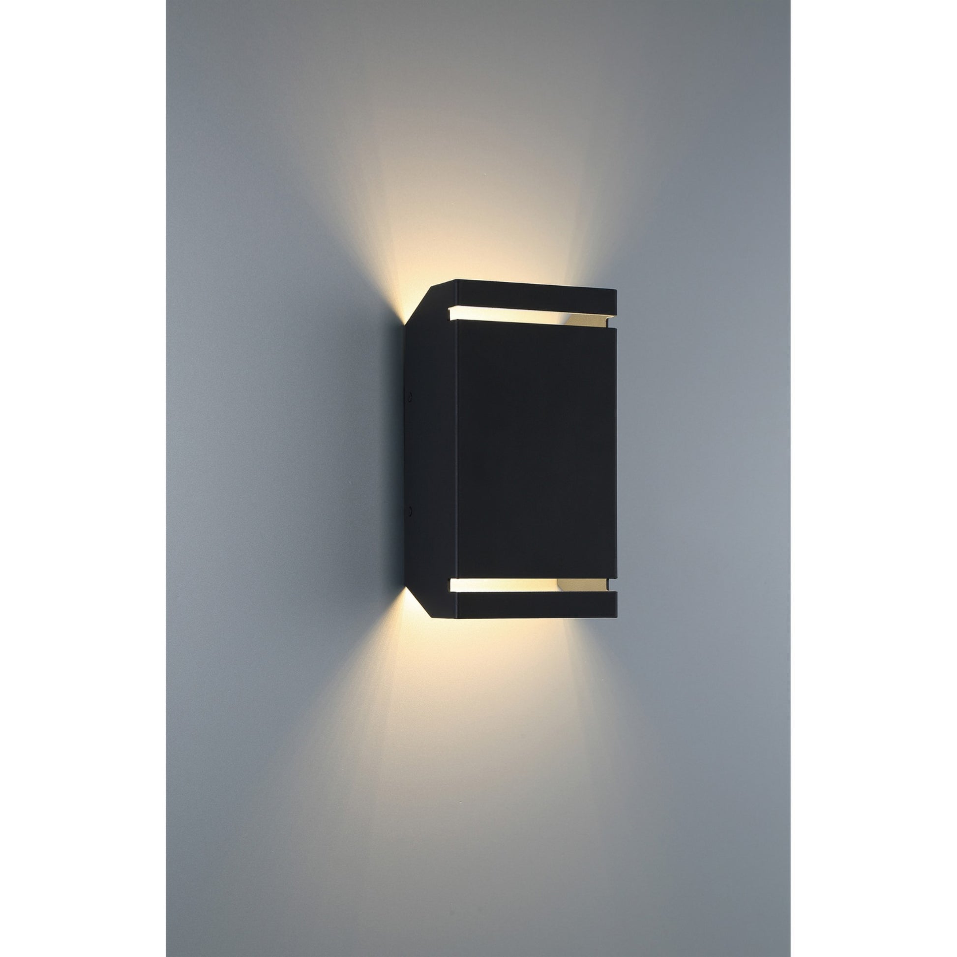 La Vida 10" LED Outdoor Wall Sconce, Black Finish - Bees Lighting