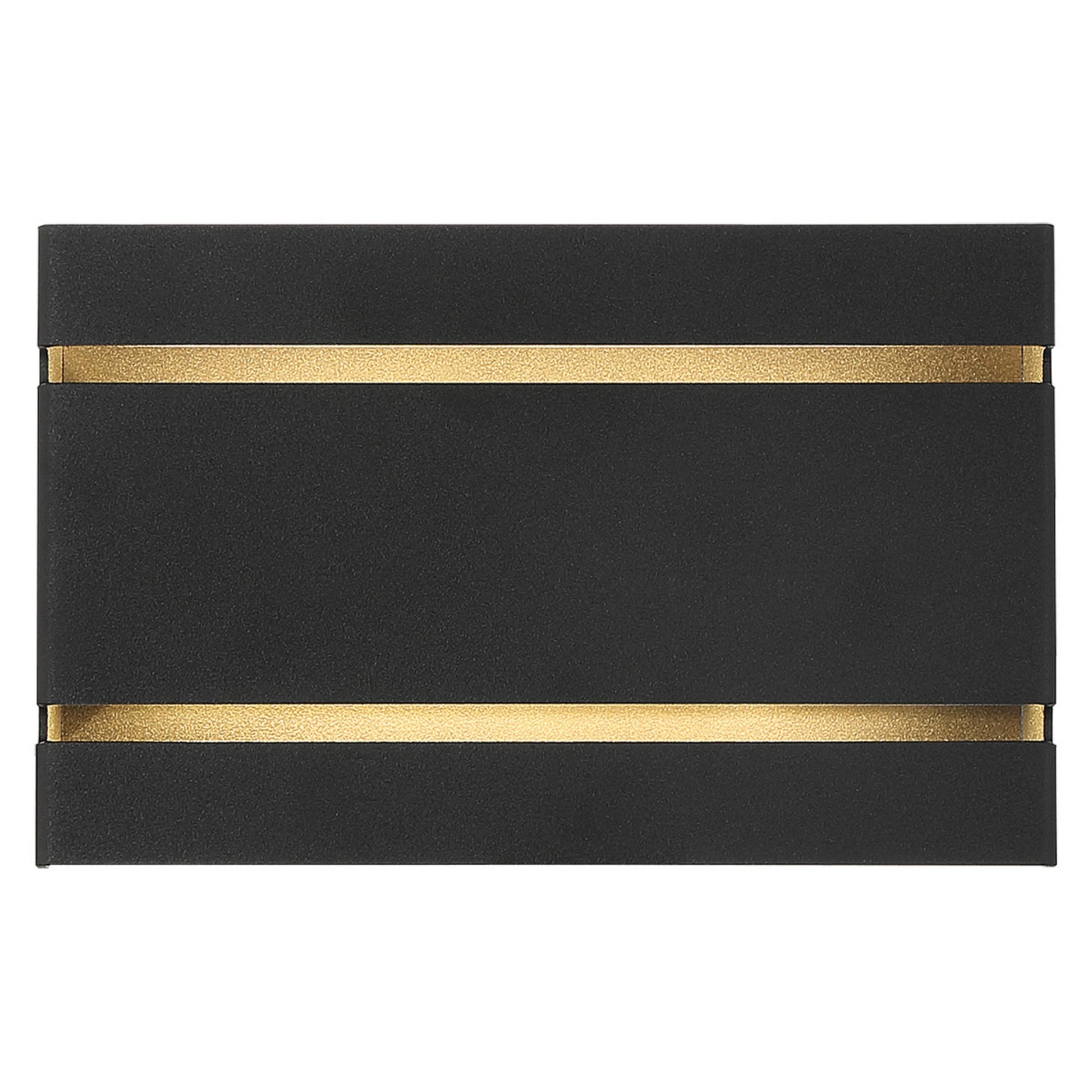 La Vida 9" LED Outdoor Wall Sconce, Black Finish - Bees Lighting
