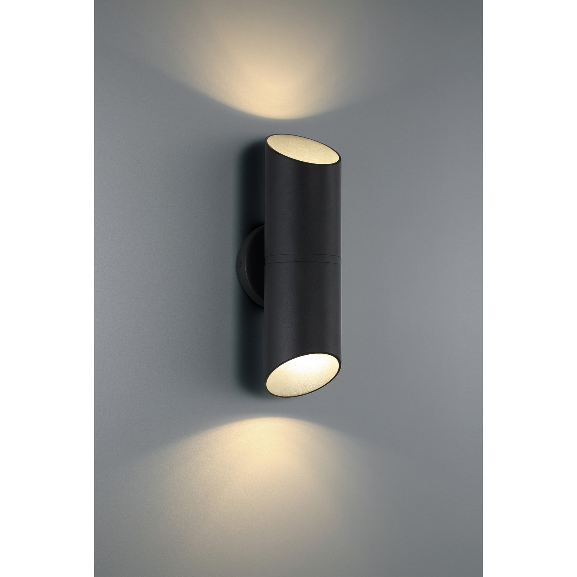 Marino 14" LED Outdoor Wall Sconce, Black Finish - Bees Lighting