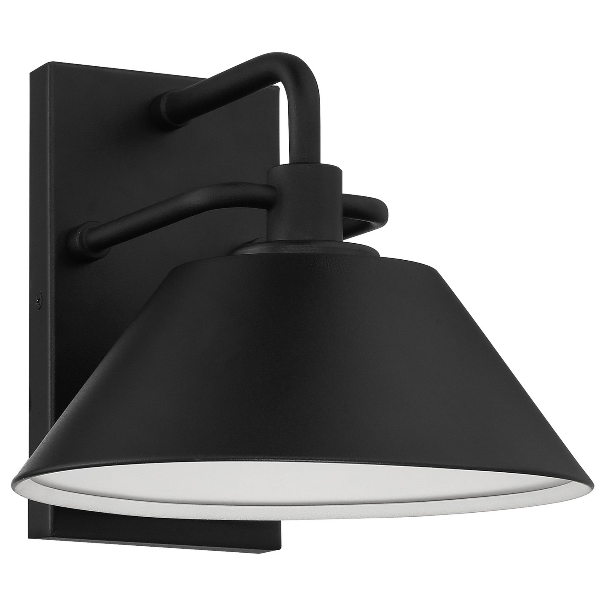 Avalon 9" LED Outdoor Wall Sconce, Black Finish - Bees Lighting