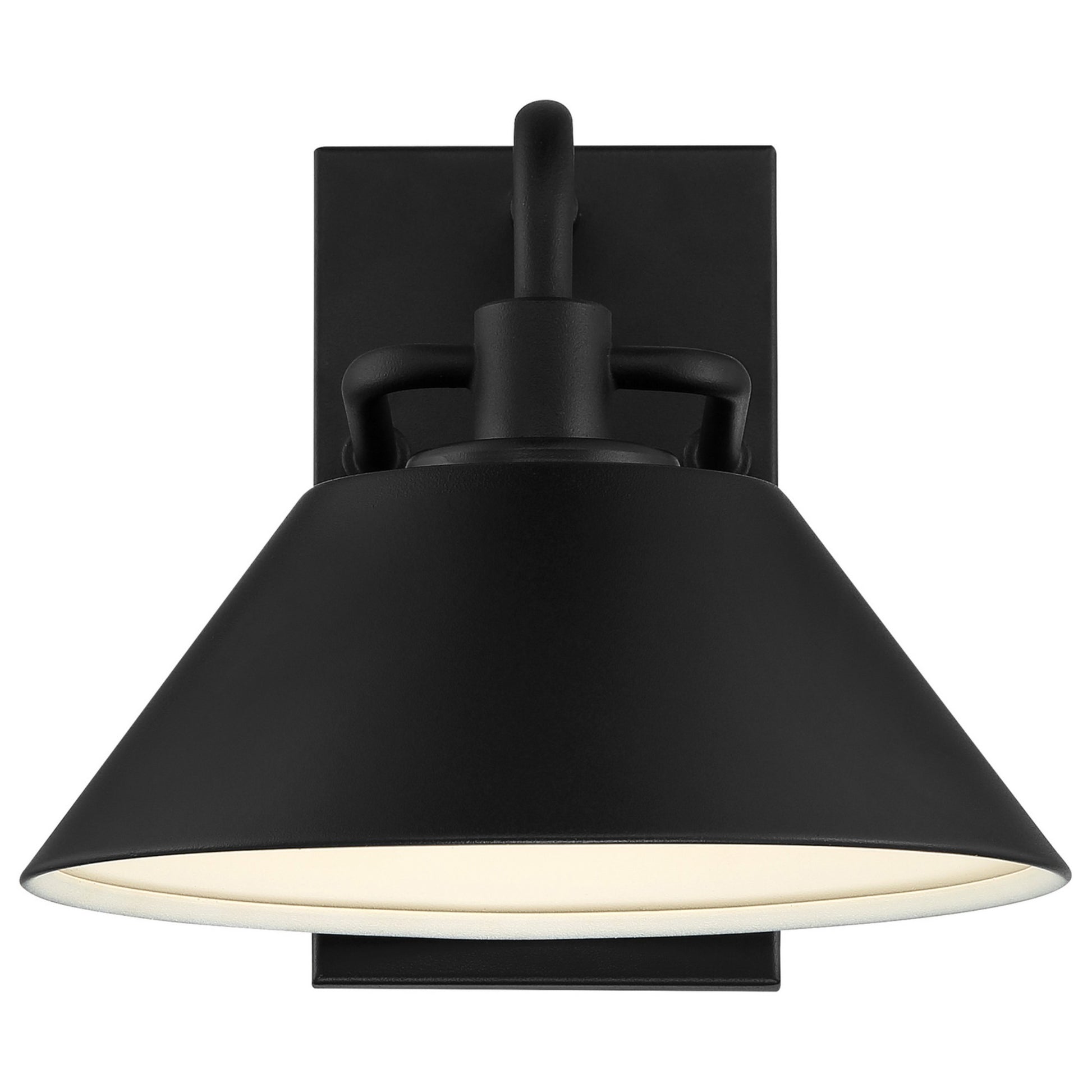 Avalon 9" LED Outdoor Wall Sconce, Black Finish - Bees Lighting