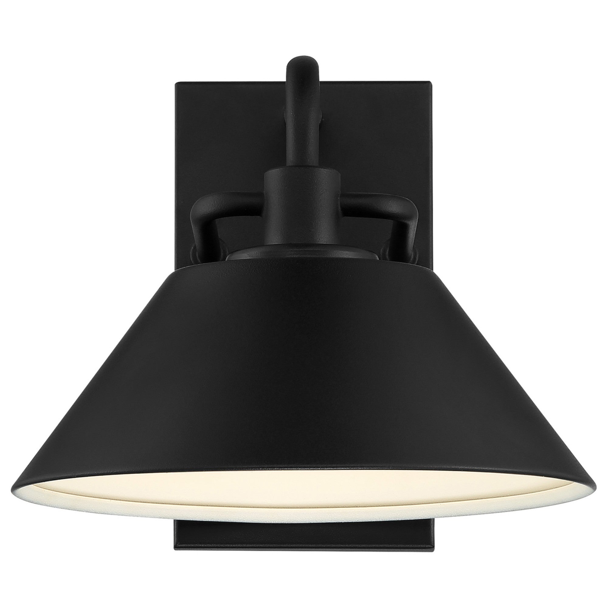 Avalon 9" LED Outdoor Wall Sconce, Black Finish - Bees Lighting