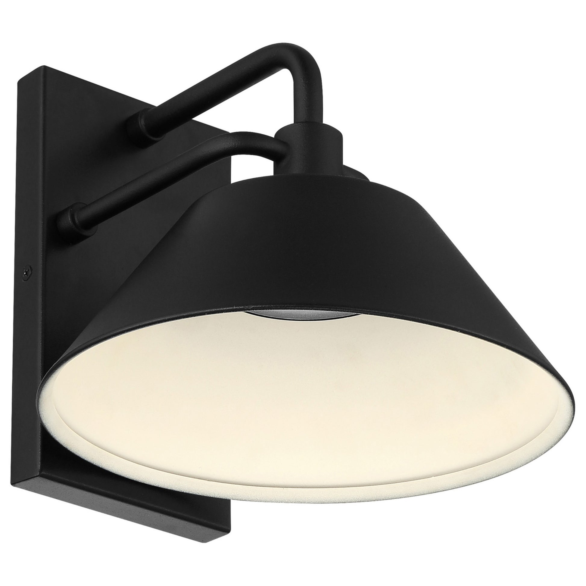 Avalon 9" LED Outdoor Wall Sconce, Black Finish - Bees Lighting