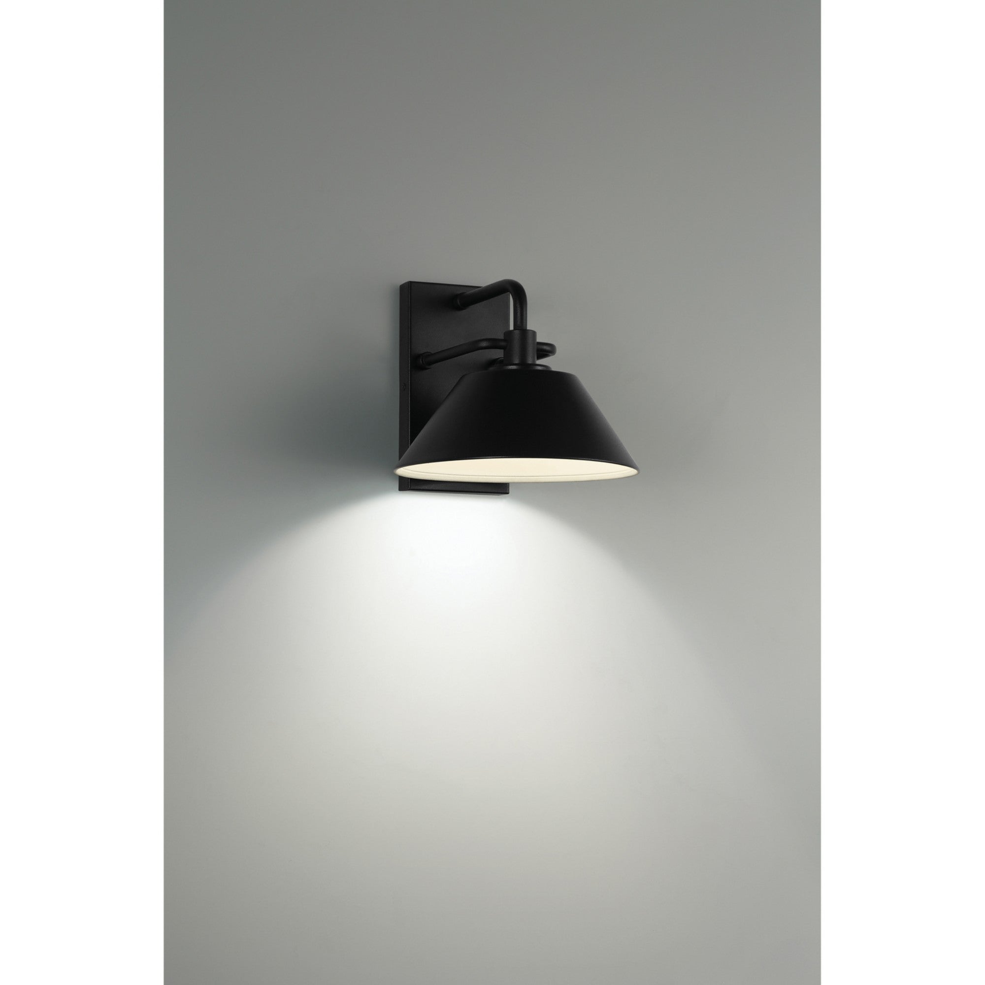 Avalon 9" LED Outdoor Wall Sconce, Black Finish - Bees Lighting