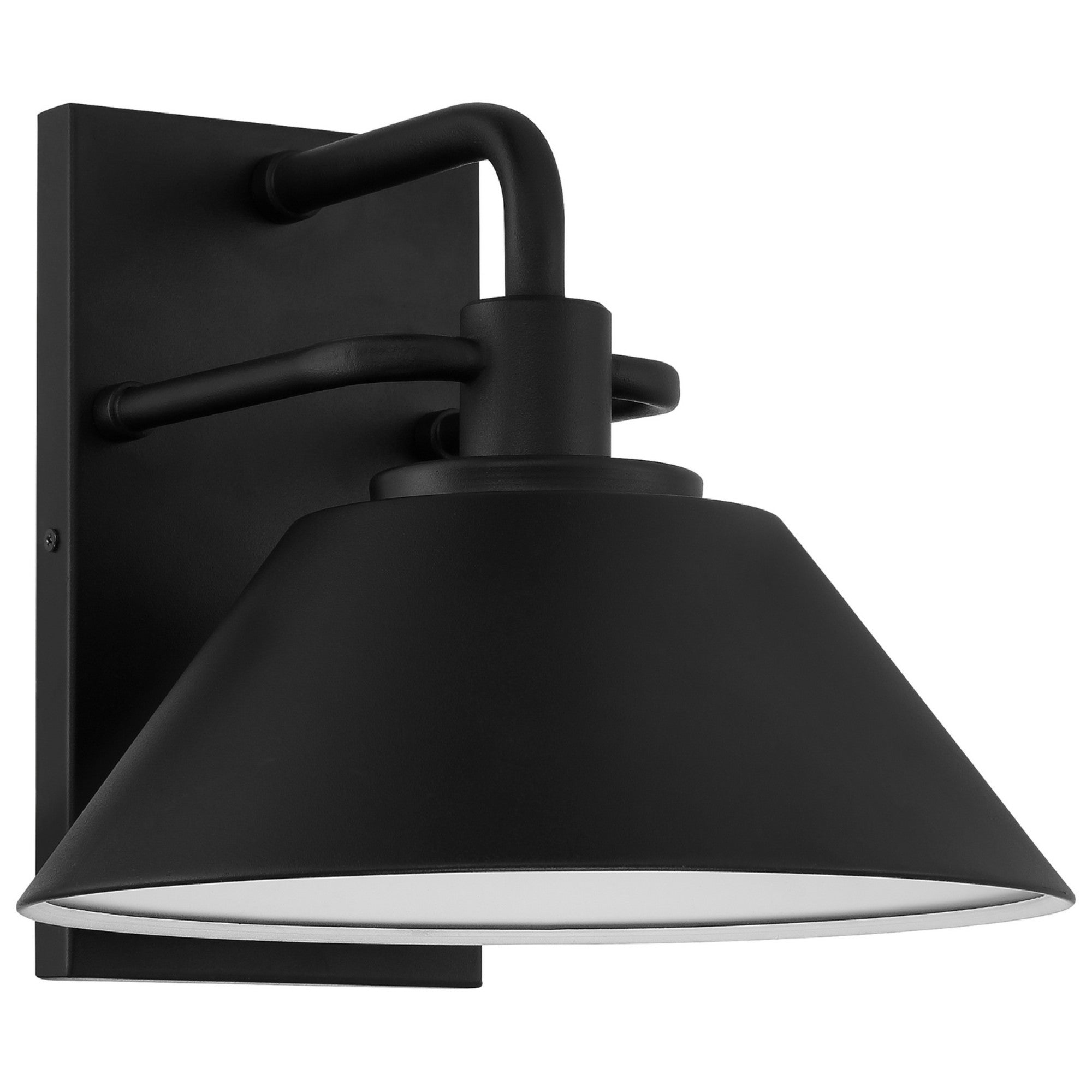 Avalon 11" LED Outdoor Wall Sconce, Black Finish - Bees Lighting