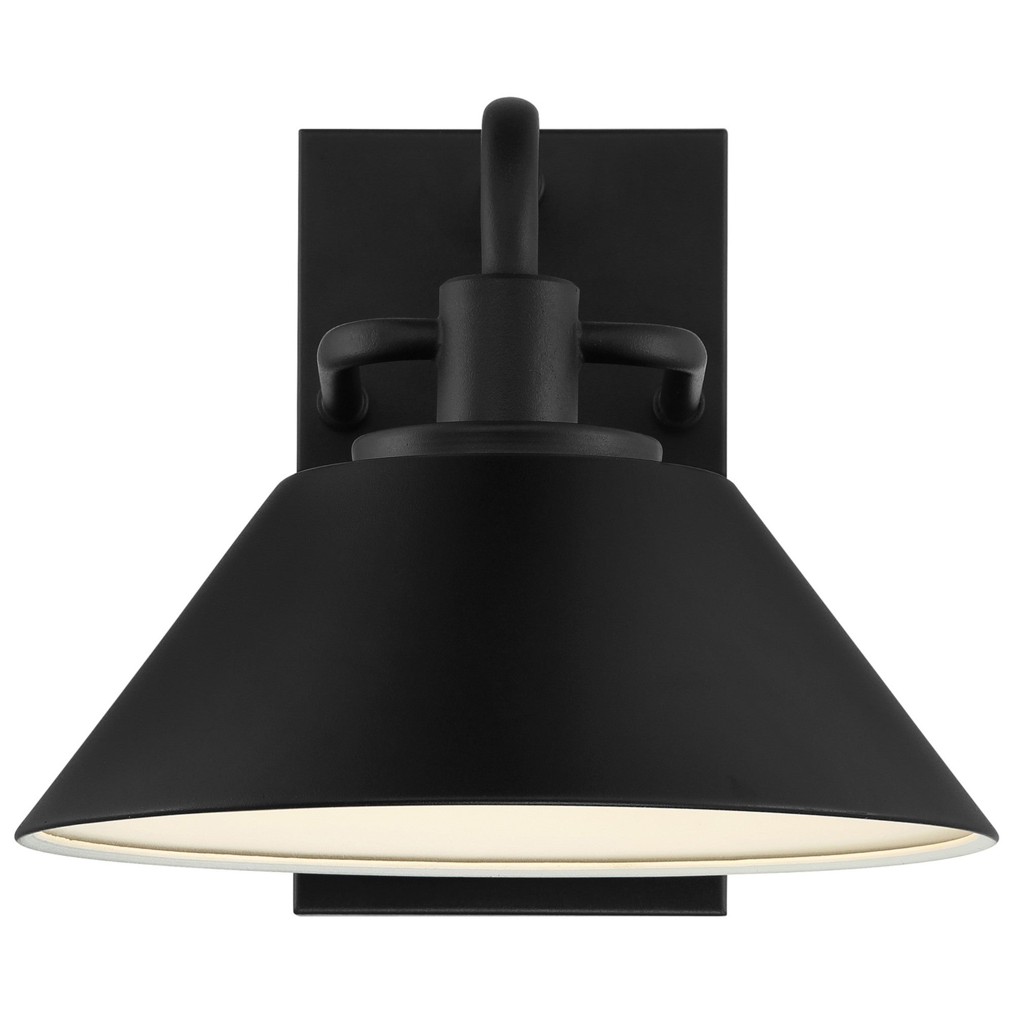 Avalon 11" LED Outdoor Wall Sconce, Black Finish - Bees Lighting
