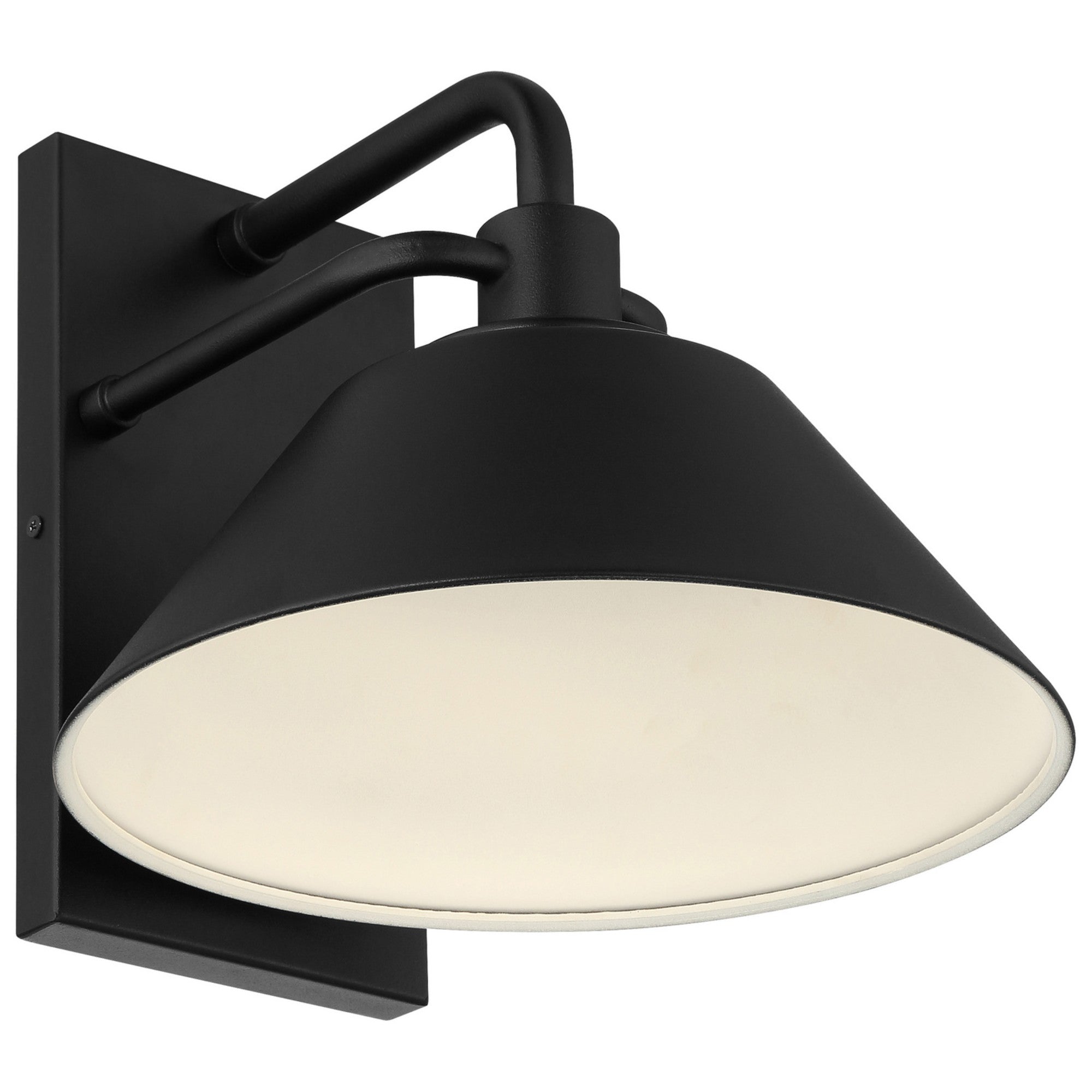 Avalon 11" LED Outdoor Wall Sconce, Black Finish - Bees Lighting