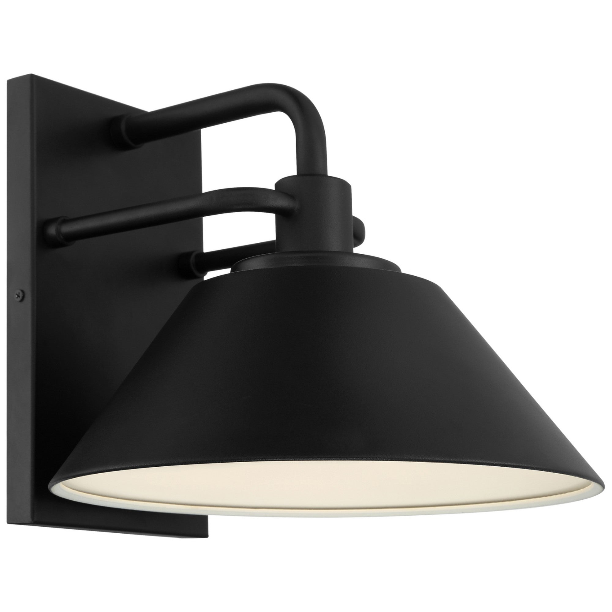 Avalon 11" LED Outdoor Wall Sconce, Black Finish - Bees Lighting