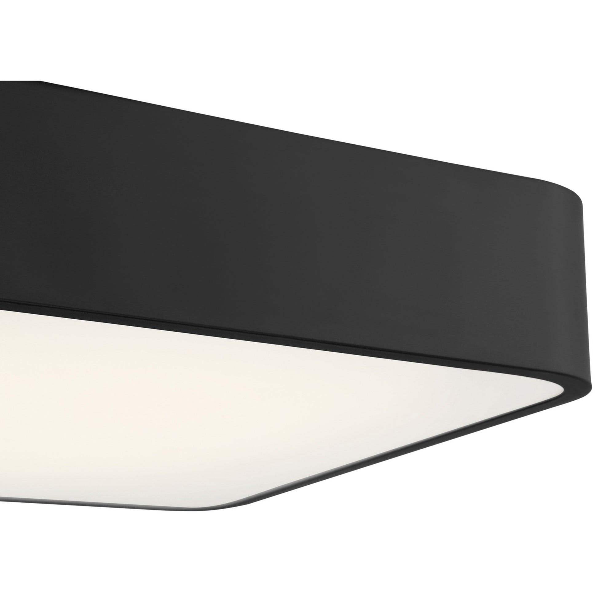 Granada 20" LED Flush Mount, Black Finish - Bees Lighting