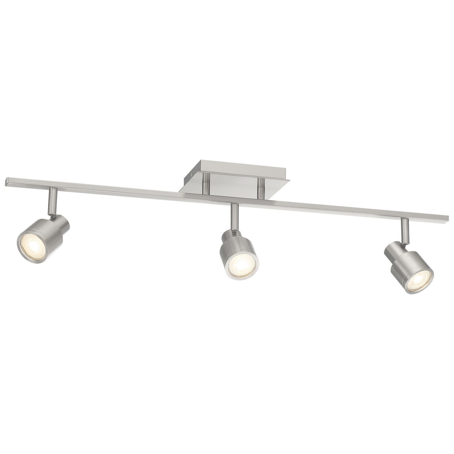 Lincoln 28" Adjustable LED Track Rail, Brushed Steel Finish - Bees Lighting