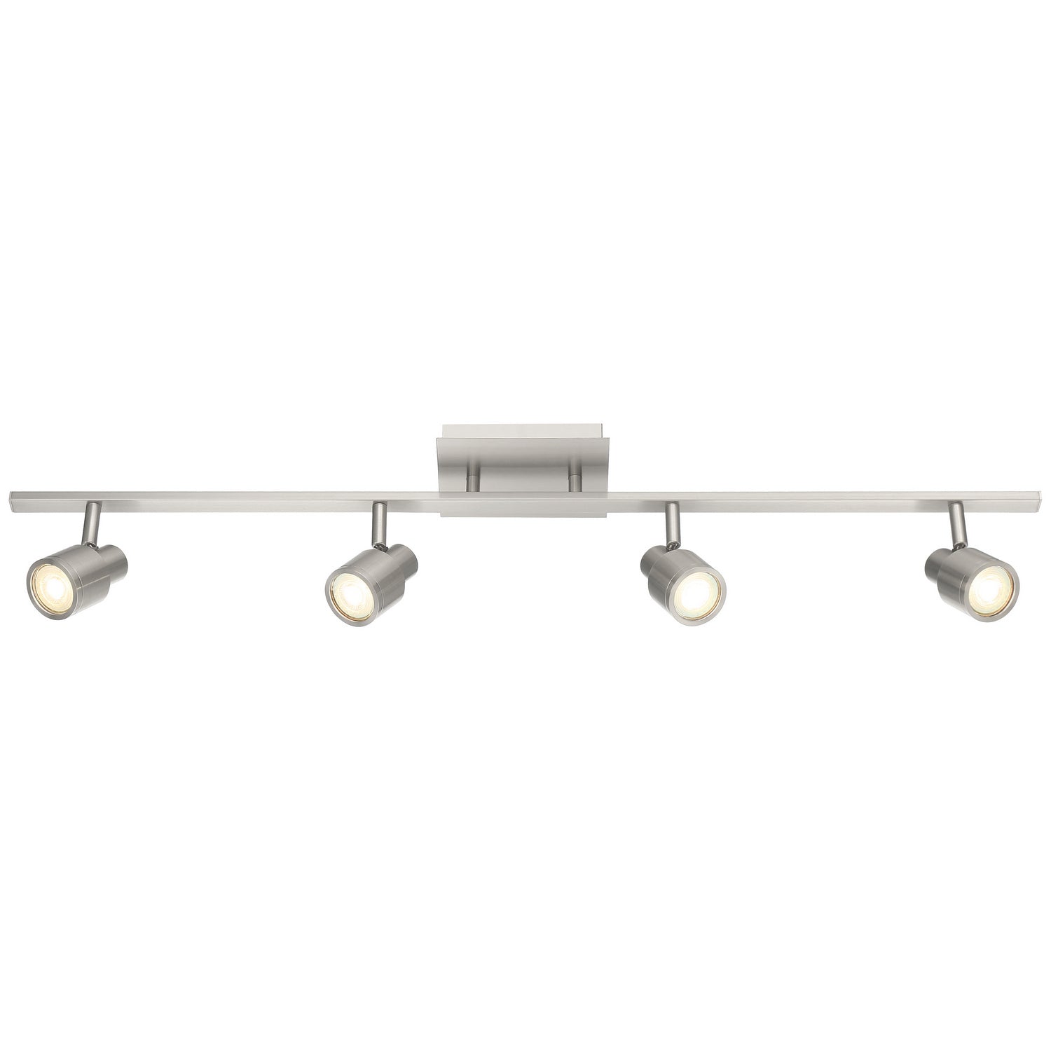 Lincoln 35" Adjustable LED Track Rail, Brushed Steel Finish - Bees Lighting