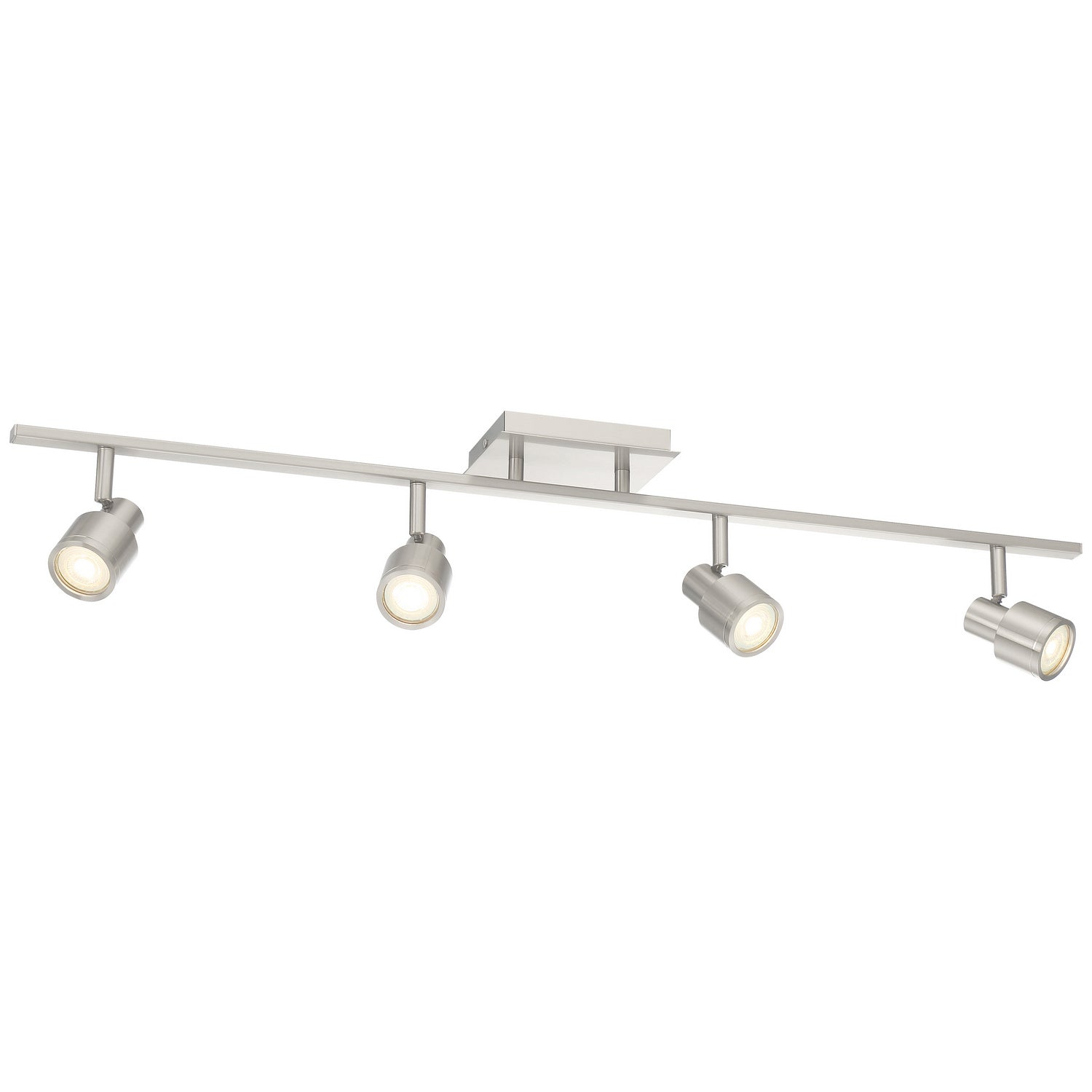 Lincoln 35" Adjustable LED Track Rail, Brushed Steel Finish - Bees Lighting