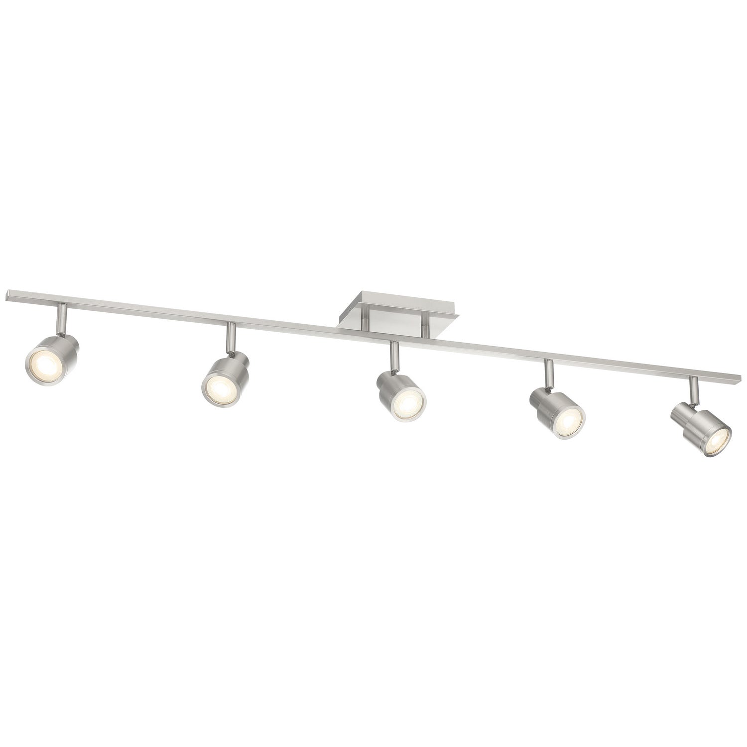 Lincoln 43" Adjustable LED Track Rail, Brushed Steel Finish - Bees Lighting