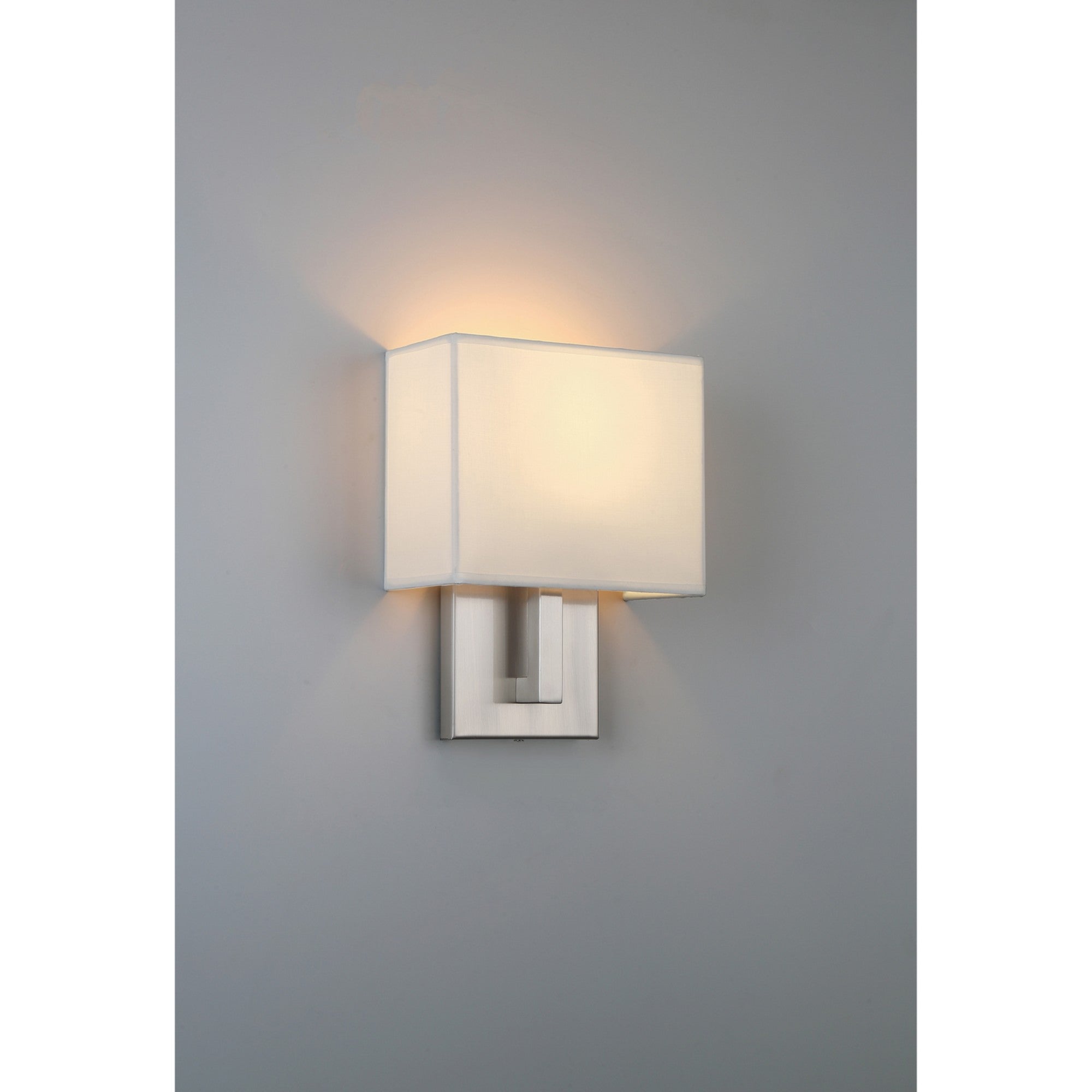 Mid Town 11" LED Wall Sconce, Brushed Steel Finish - Bees Lighting