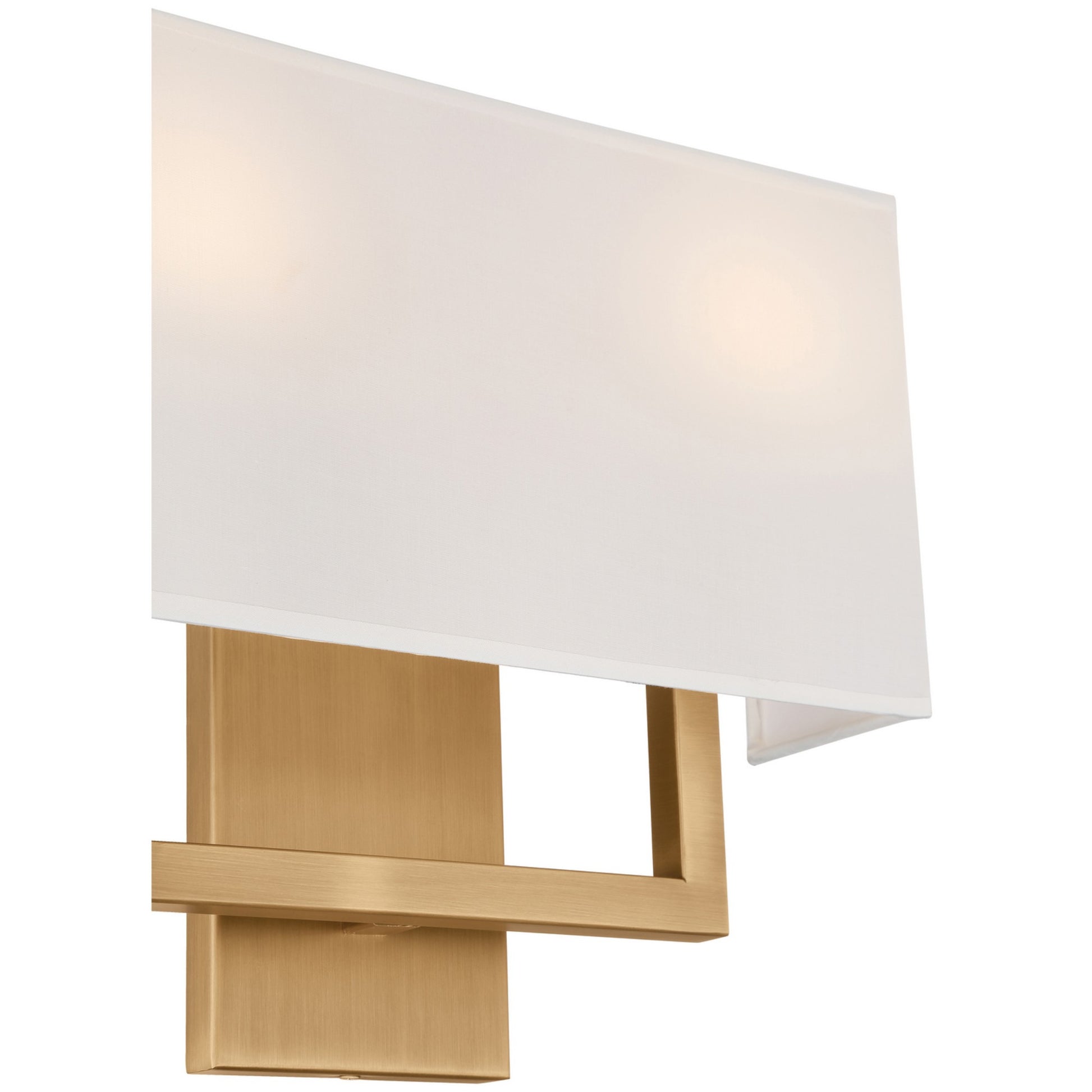 Mid Town 15" LED Wall Sconce, Antique Brushed Brass Finish - Bees Lighting
