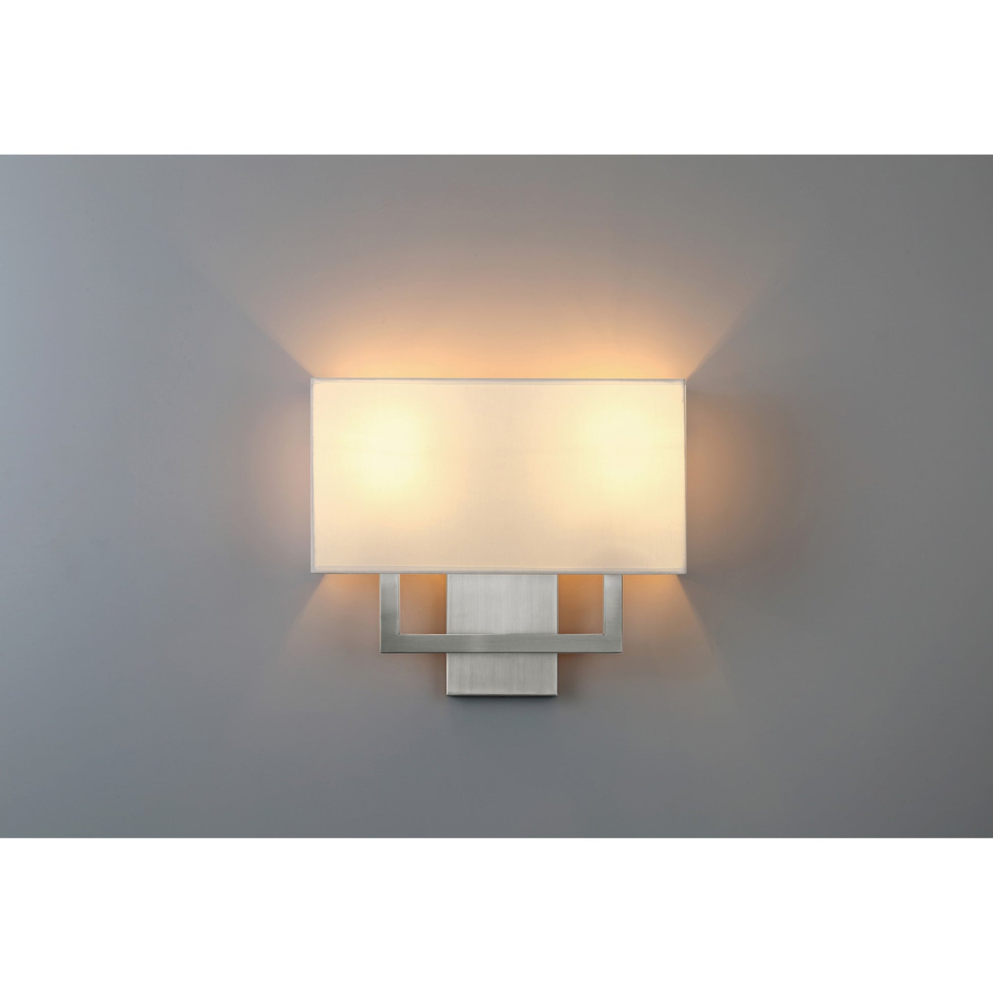 Mid Town 15" LED Wall Sconce, Brushed Steel Finish - Bees Lighting