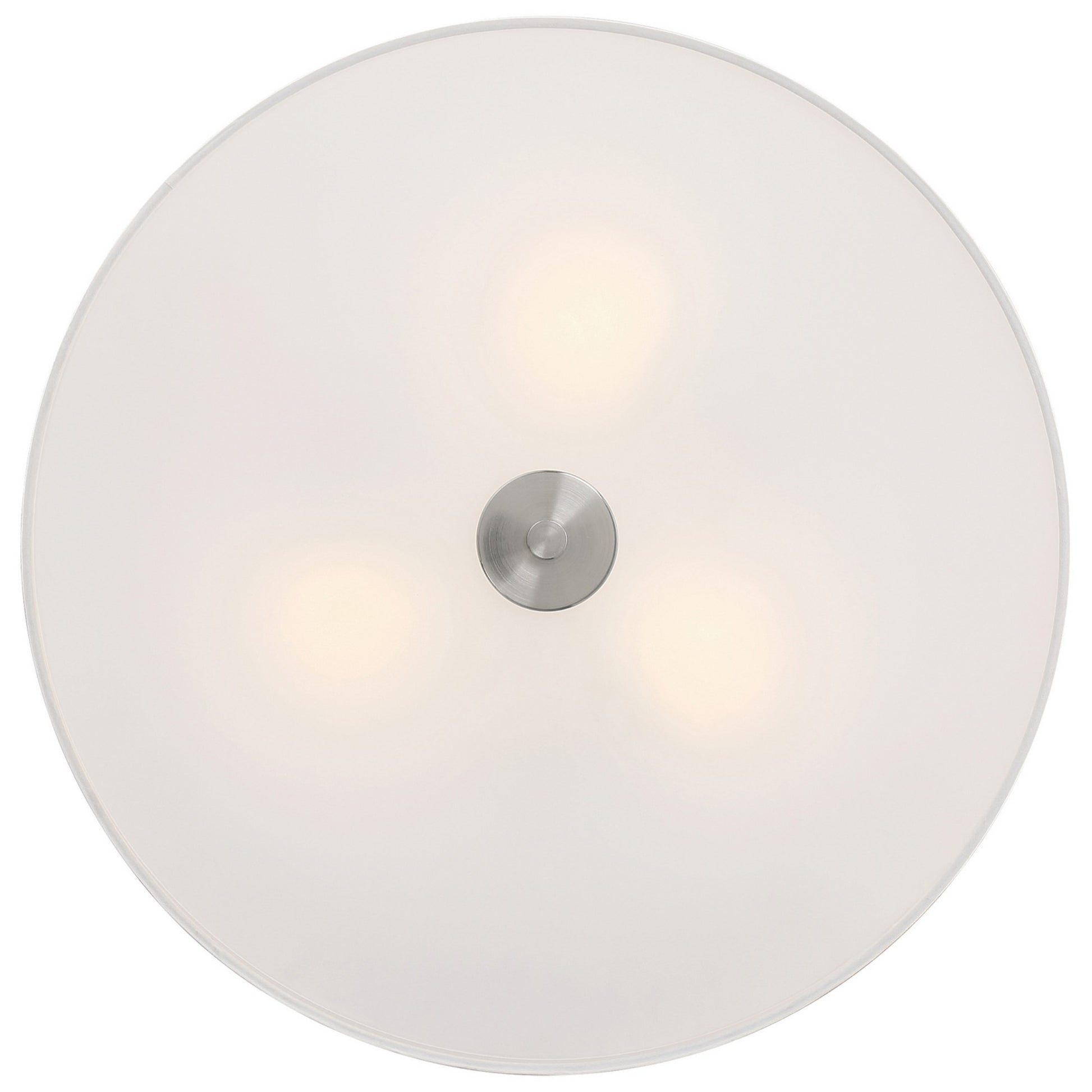 Mid Town 18" LED Flush Mount, Antique Brushed Brass Finish - Bees Lighting