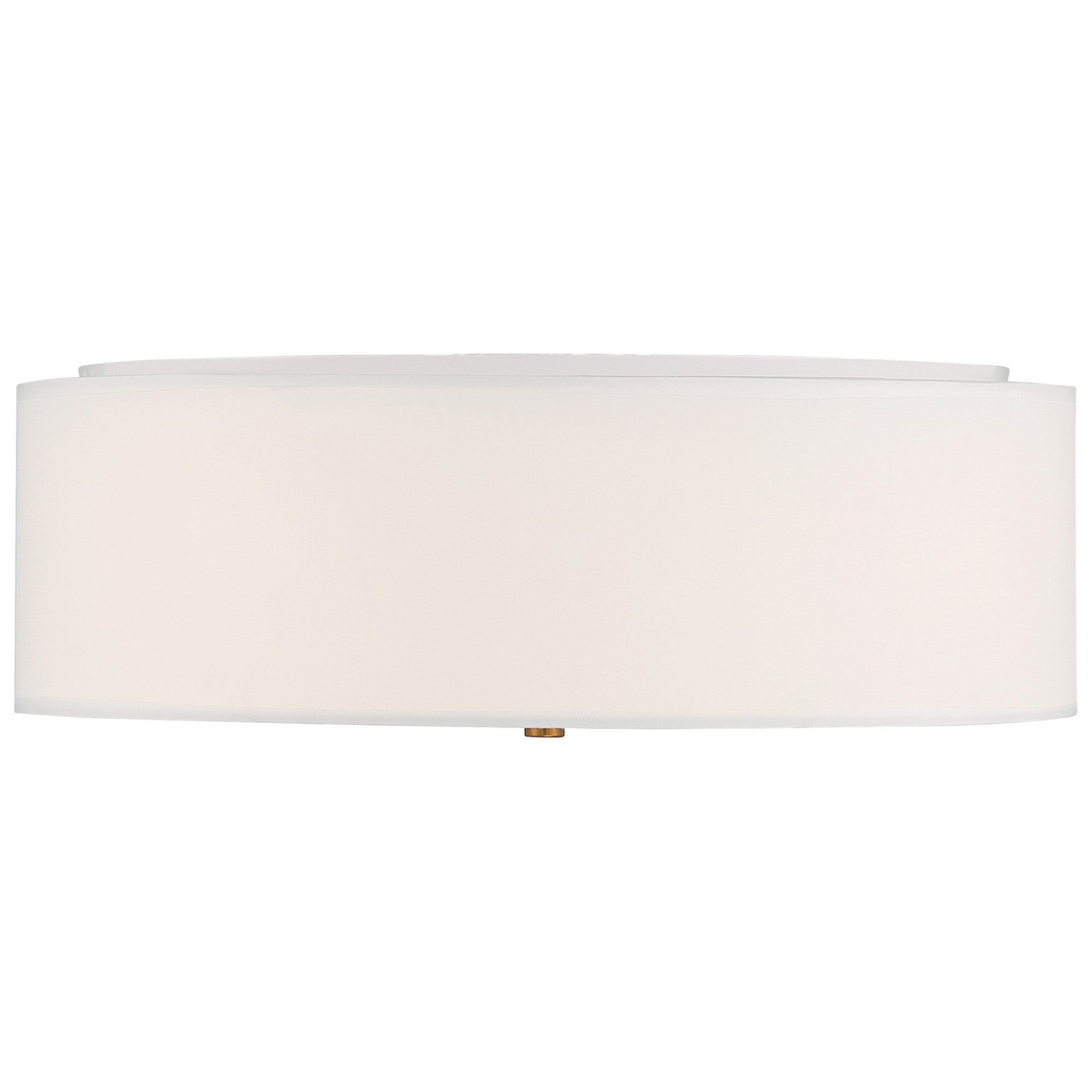 Mid Town 18" LED Flush Mount, Antique Brushed Brass Finish - Bees Lighting