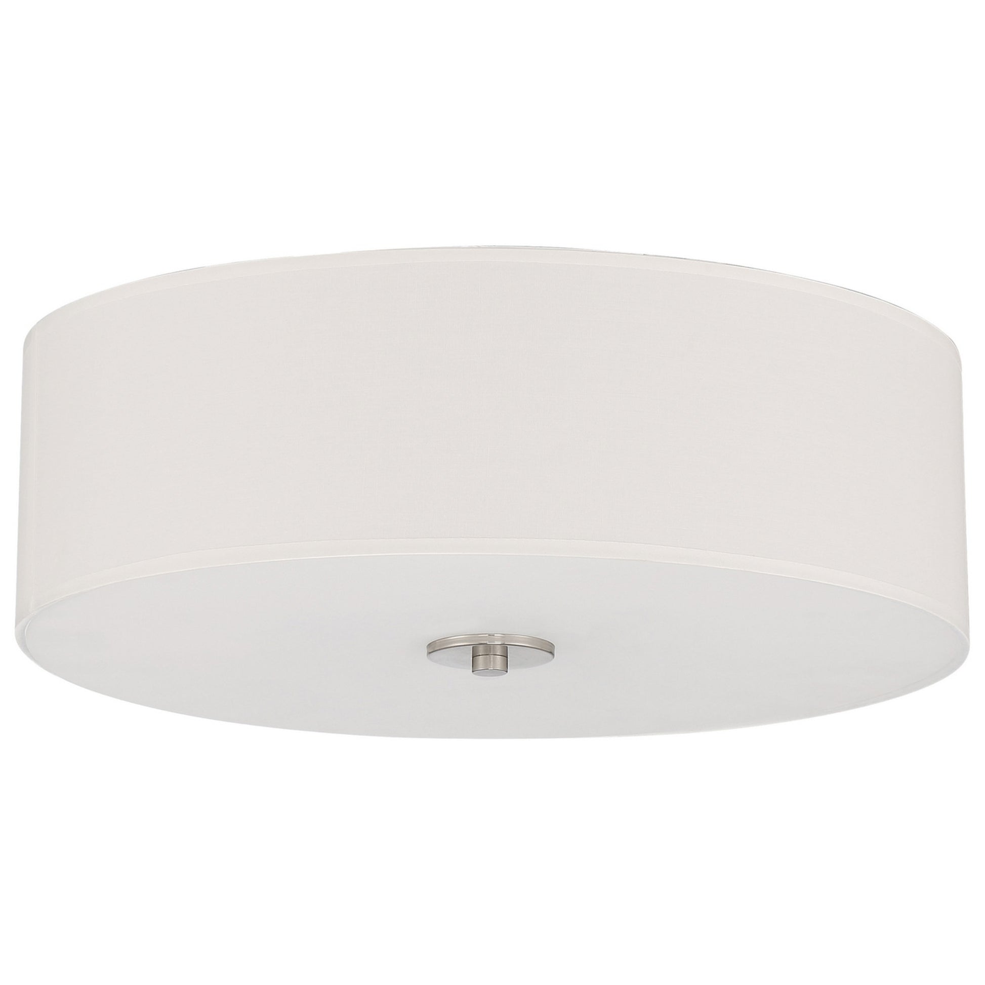 Mid Town 18" LED Flush Mount, Brushed Steel Finish - Bees Lighting