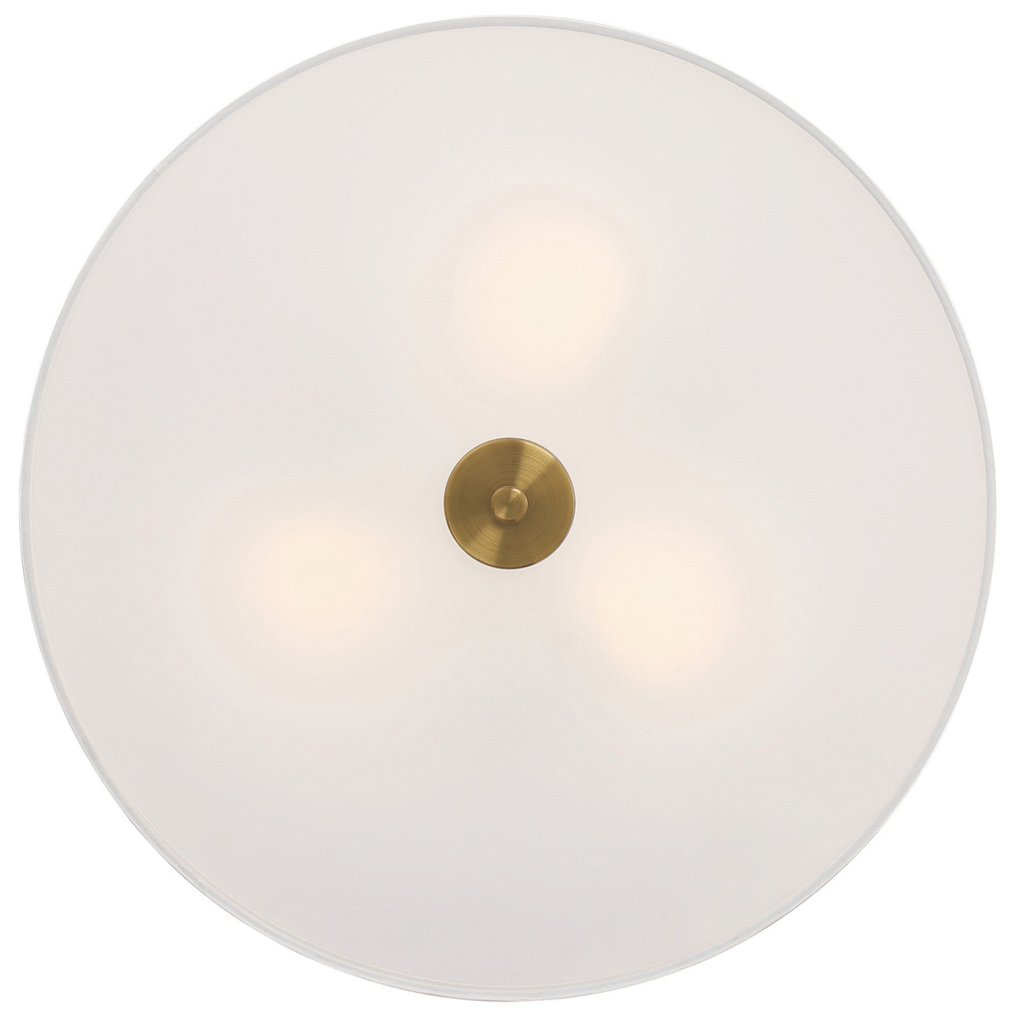 Mid Town 18" LED Flush Mount, Brushed Steel Finish - Bees Lighting