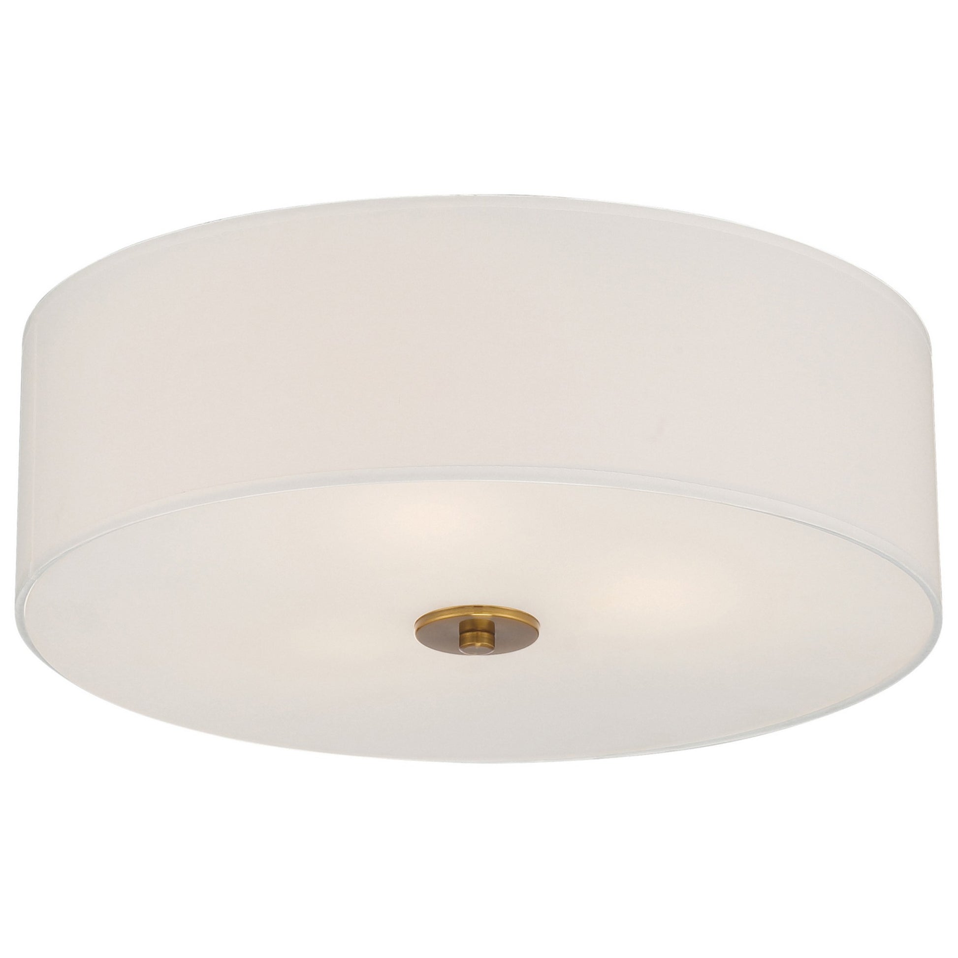 Mid Town 18" LED Flush Mount, Brushed Steel Finish - Bees Lighting